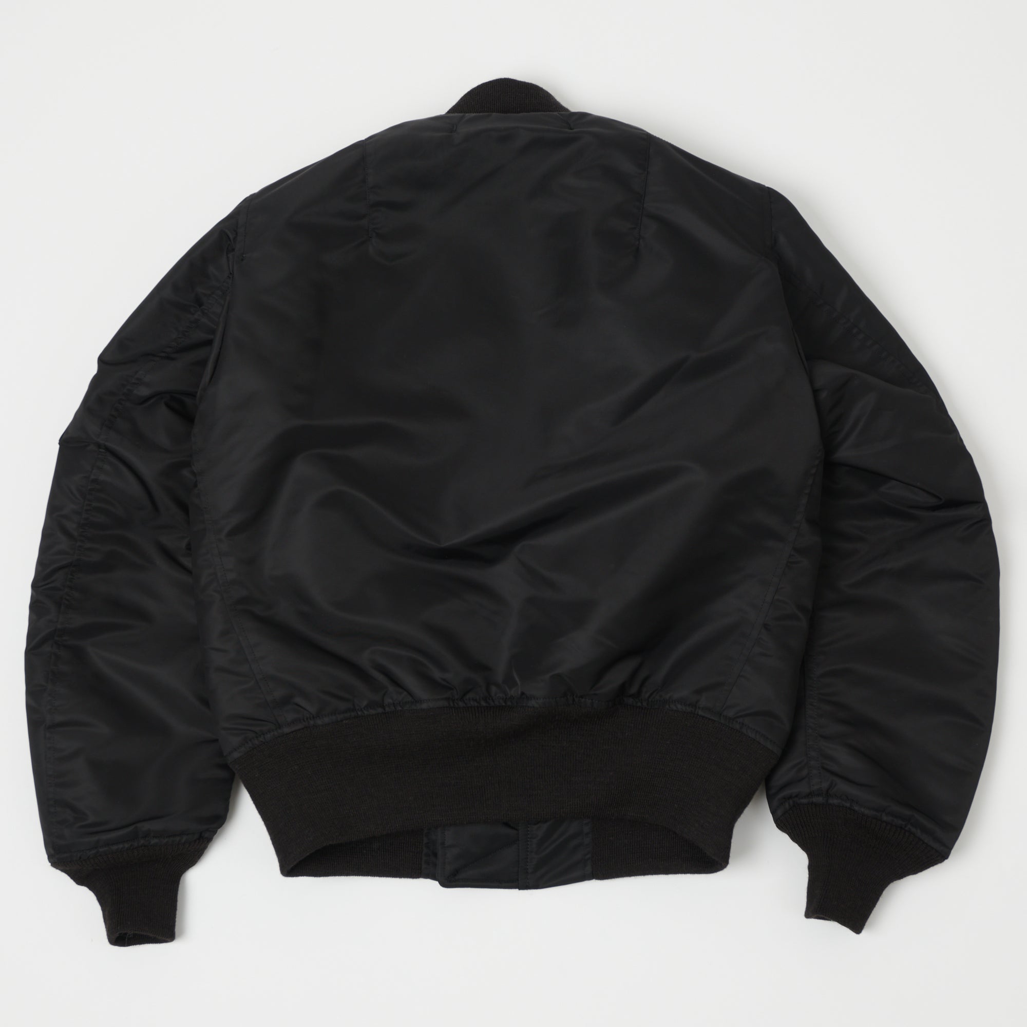 Buzz Rickson's X William Gibson MA-1 Bomber Jacket - Black | Classic Military Flight Jacket for Men | Perfect for Casual Wear, Street Style & Outdoor Adventures