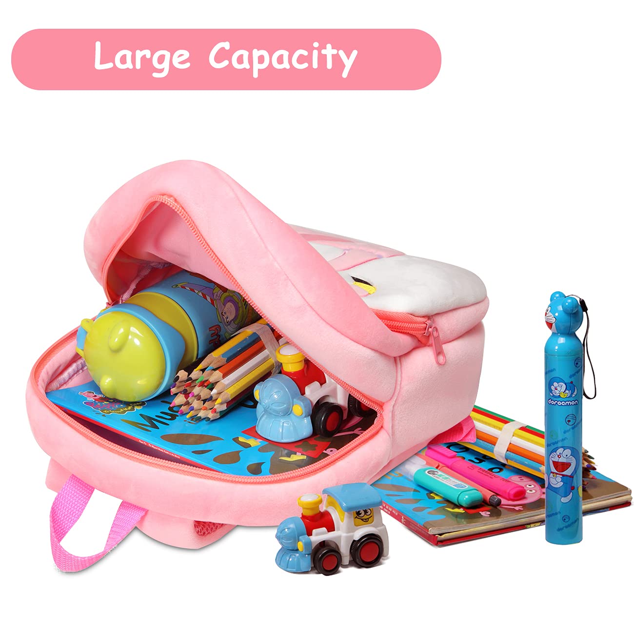 VASCHY Cute Flamingo Toddler Backpack for Girls - Daycare & Travel