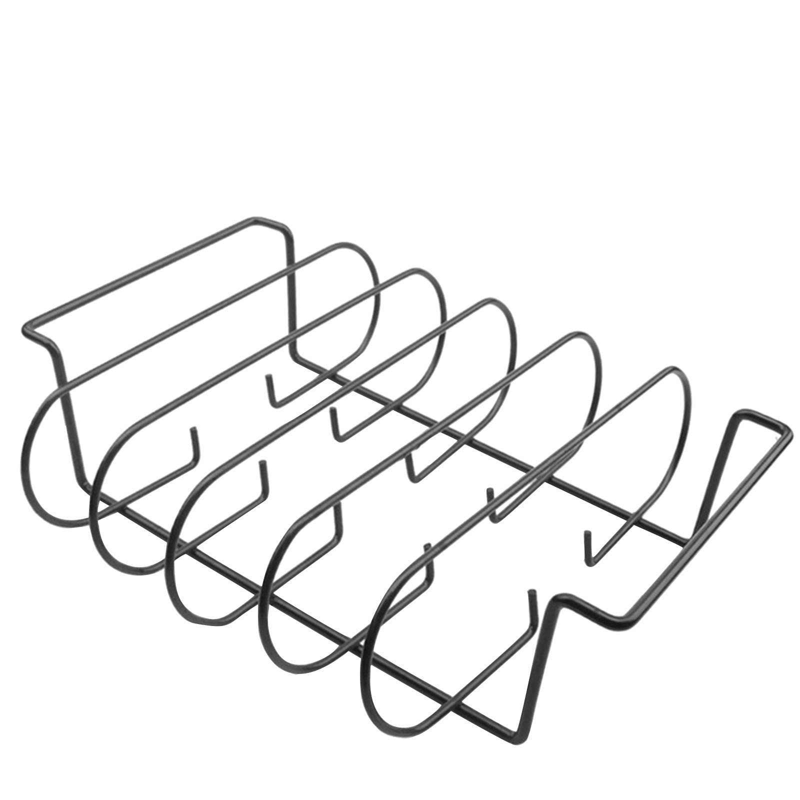 Non-Stick BBQ Roasting Rack for Chicken & Ribs - 120mm Grill Tool for Home Cooking