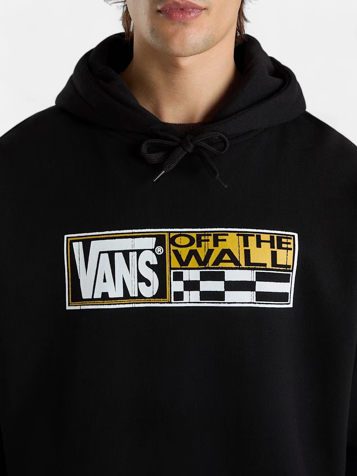 Vans Hi Stretch Black Hoodie - Men's & Women's Slim Fit Pullover for Casual Wear, Street Style & Outdoor Activities