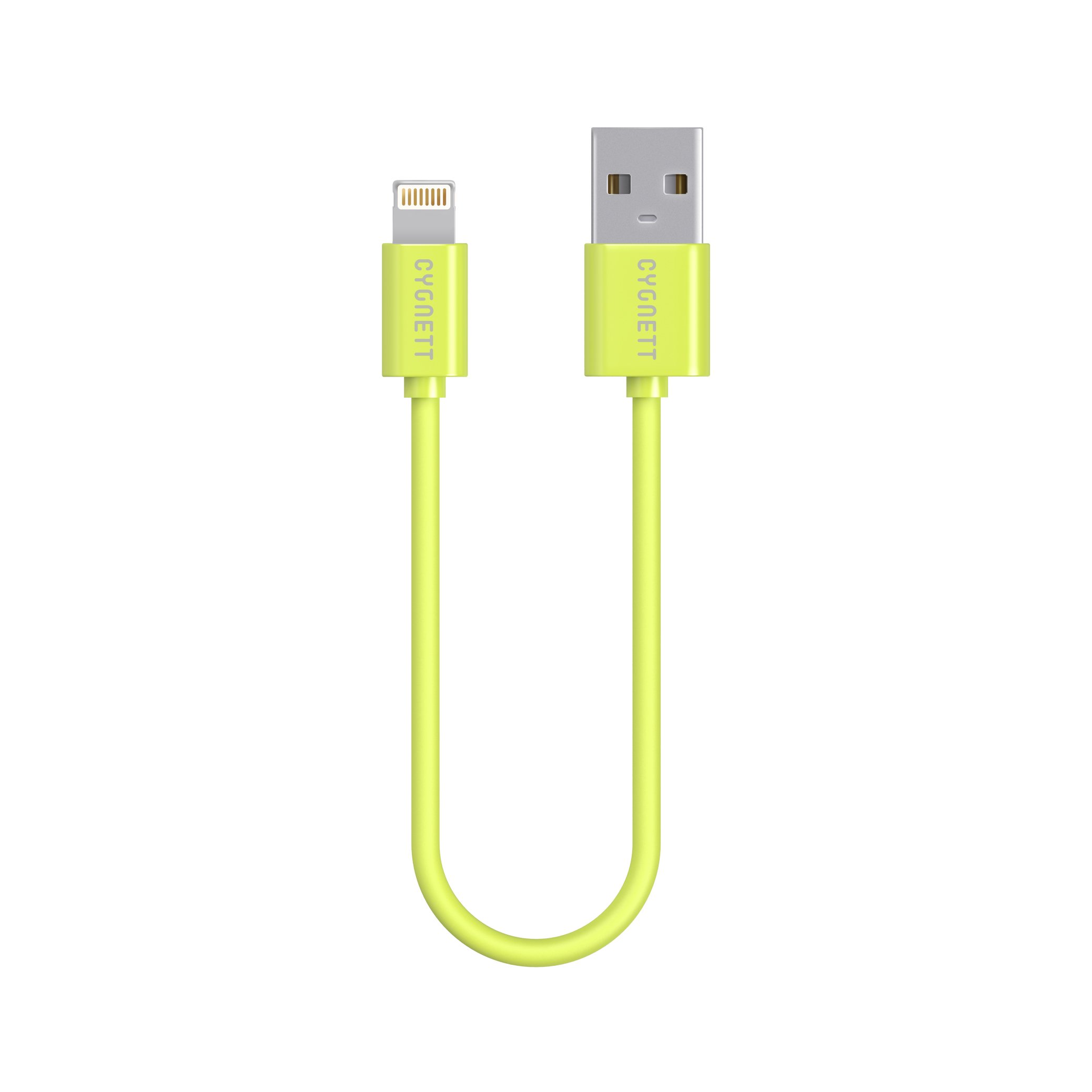Premium Cygnett Lightning Cable for iPhone 14/13/12/11/X/8/7 - 6.6ft Fast Charging & Data Sync - Durable Green MFi Certified Apple Charger - Perfect for Home, Office & Travel Use