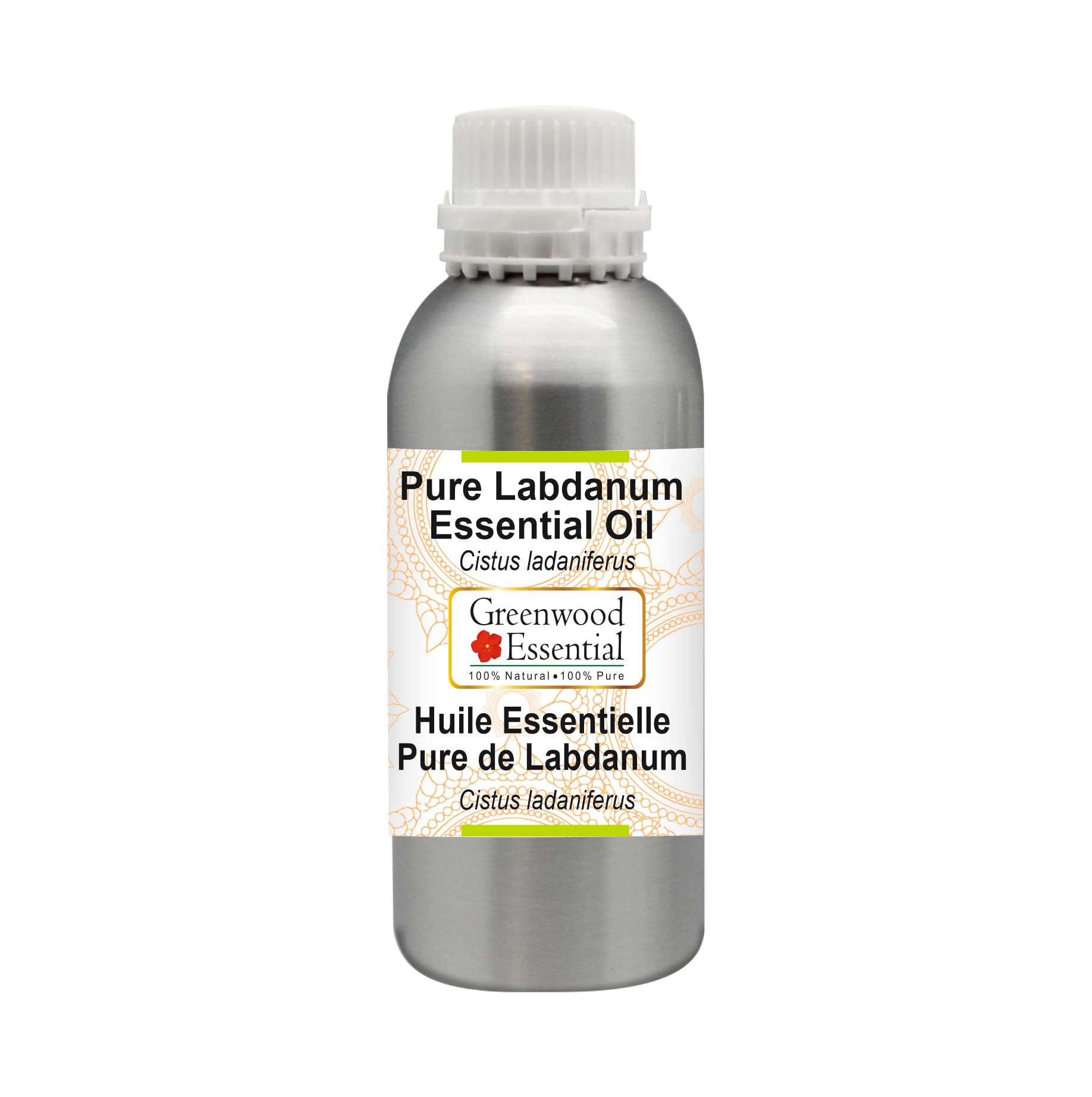 Pure Labdanum Essential Oil (Cistus ladaniferus) - 100% Natural Steam Distilled Aromatherapy Oil - 1250ml (42.2 oz) - for Diffusers, Massage & DIY Skincare