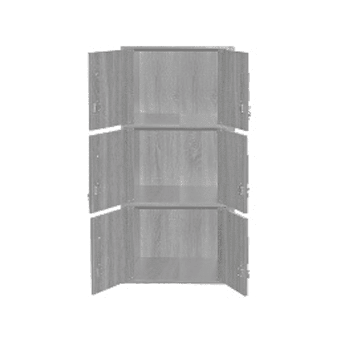 Koen II 3-Tier Storage Cabinet - Organizer for Home, Office, Closet & Bathroom - Space Saving Shelf Unit for Books, Toys, Clothes & More
