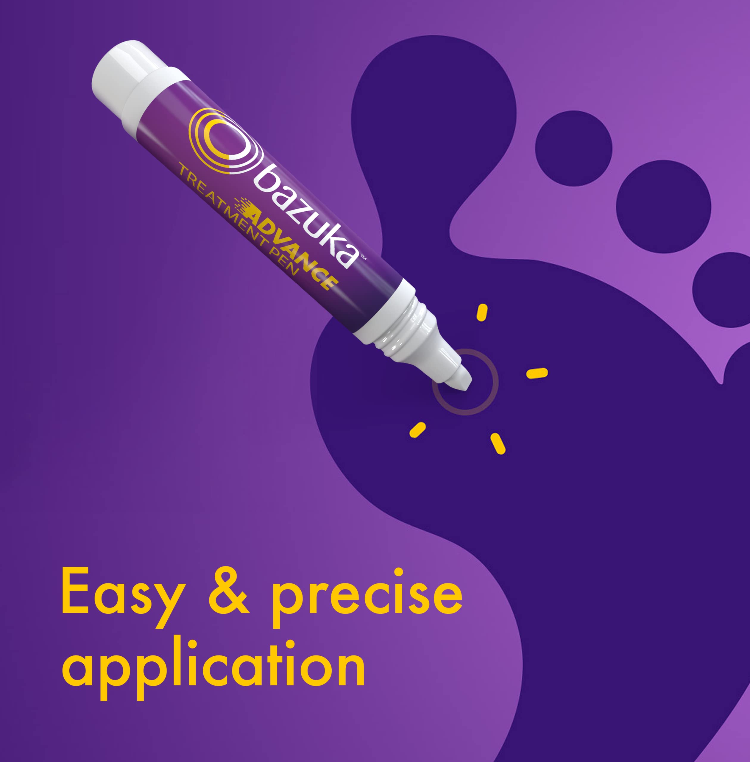 Bazuka Advance Treatment Pen for Stubborn Warts and Verrucas - Fast & Effective Wart Remover for Hands & Feet - Perfect for Home Use & Travel