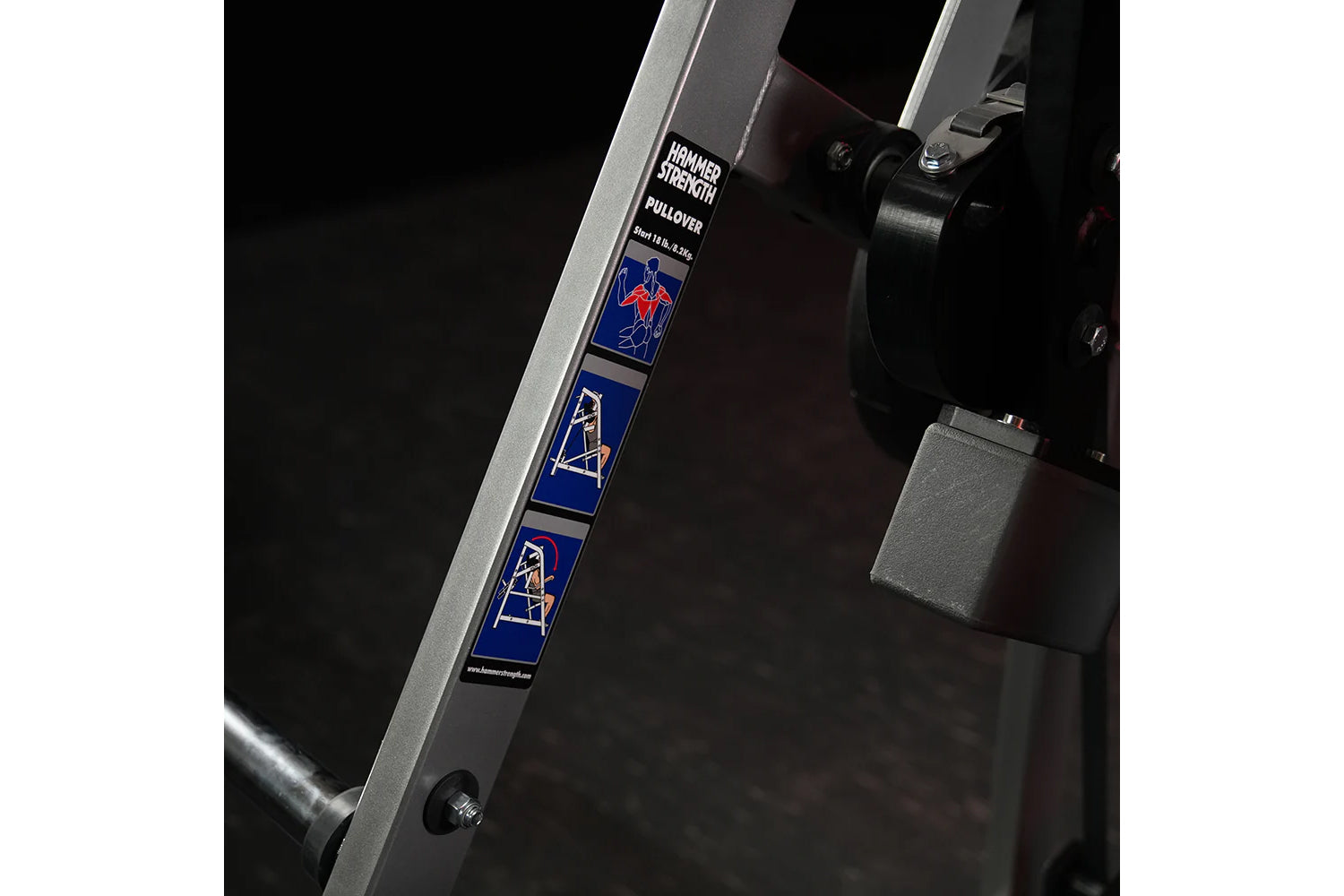 Hammer Strength Plate Loaded Pullover Machine - Commercial Gym Equipment for Back & Shoulder Workouts - Perfect for Home & Commercial Gym Strength Training