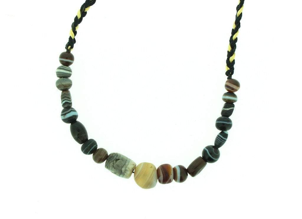 Authentic Sulemani Beads Necklace - Genuine Gemstone Prayer Mala for Meditation, Yoga & Spiritual Healing | Perfect for Mindfulness, Chakra Balancing & Gift Giving