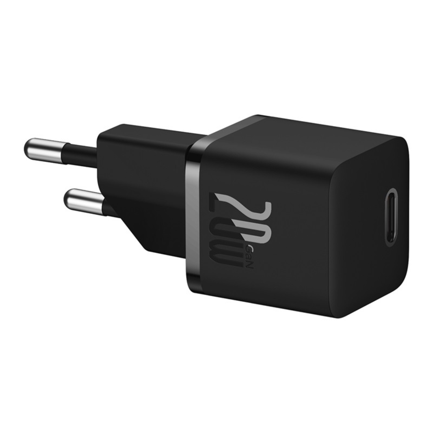 Baseus Mini GaN5 20W Fast Charger - Compact USB-C Wall Charger for iPhone 15/14/13, Samsung Galaxy, iPad - Perfect for Travel, Home & Office Use