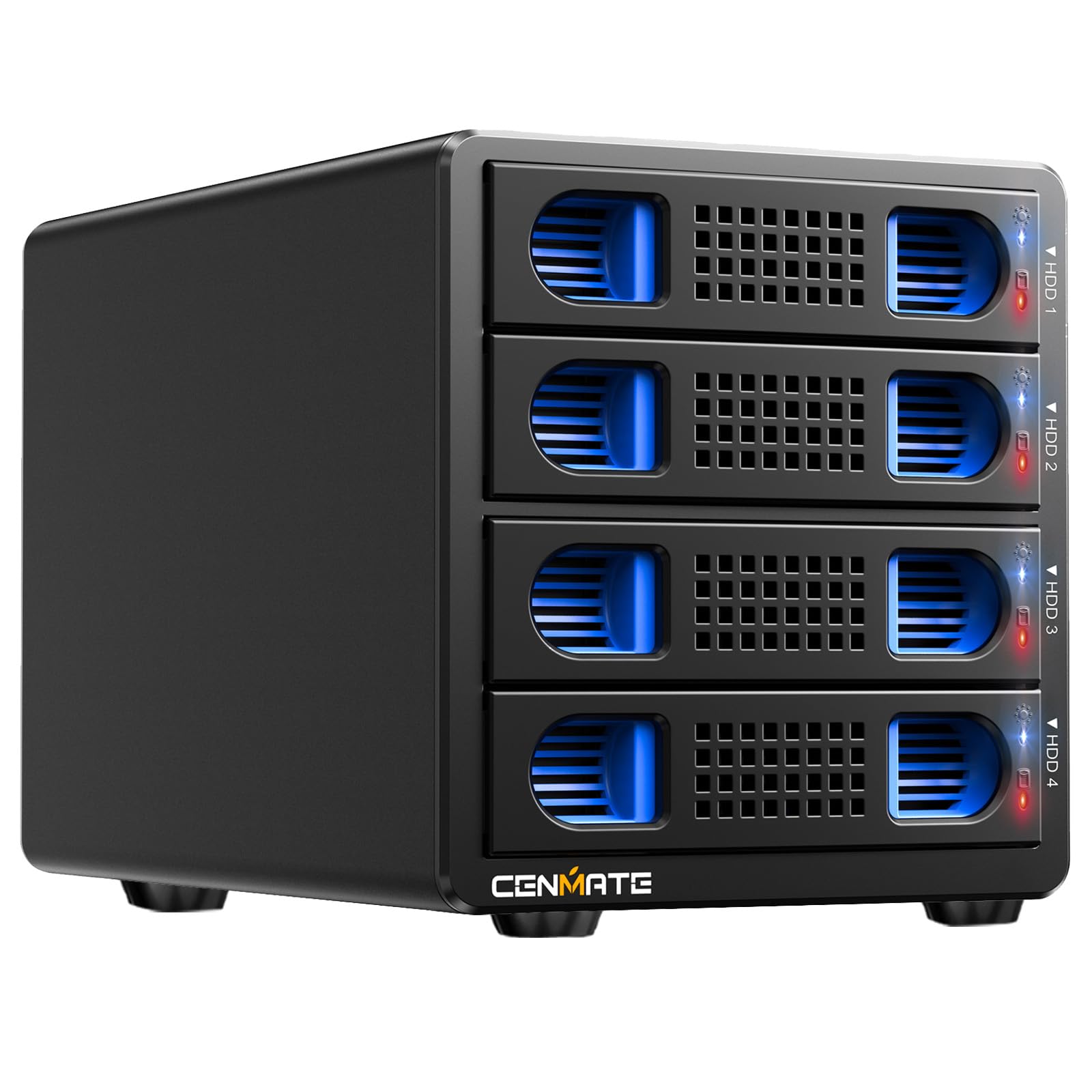 4 Bay External Hard Drive Enclosure for 2.5/3.5