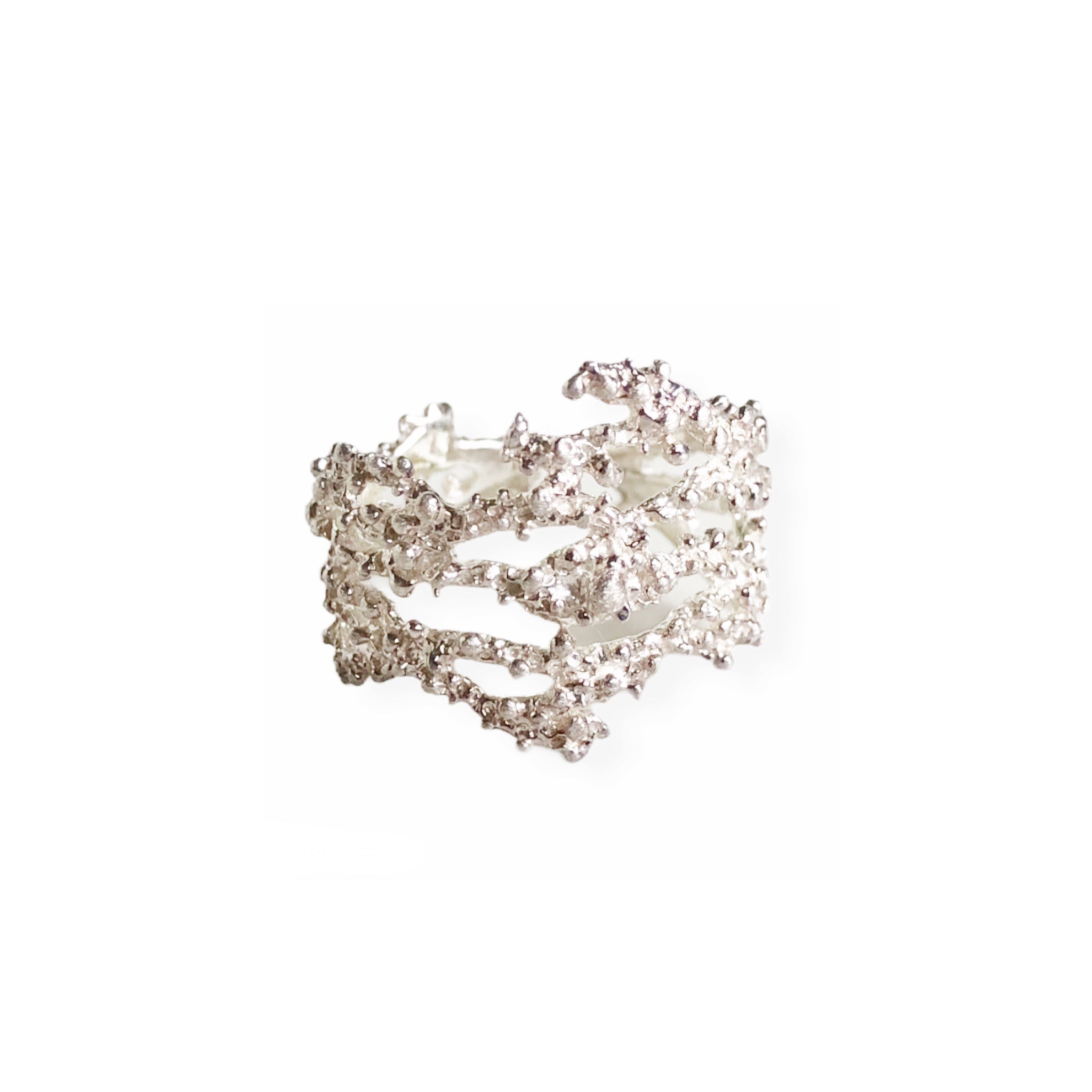 Elegant Coral Silver Ring for Women - Handmade Sterling Silver Jewelry with Natural Coral Gemstone - Perfect for Gifts, Weddings & Everyday Wear