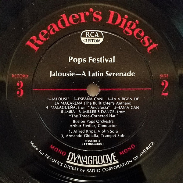 Arthur Fiedler & Boston Pops Orchestra - Pops Festival (10 LP Vinyl Box Set, Compilation, Mono, Near Mint or Mint Condition) - Perfect for Classical Music Collectors & Vinyl Enthusiasts