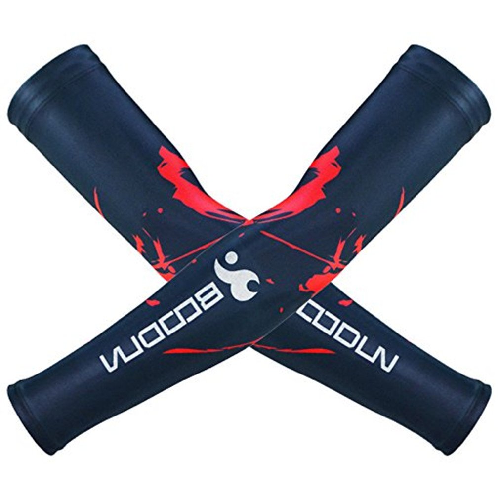 Kafeimali Basketball Golf Sports Arm Sleeves - 1 Pair UV Protection Cooling Armbands for Men & Women - Perfect for Cycling, Running, Outdoor Workouts & Sun Protection