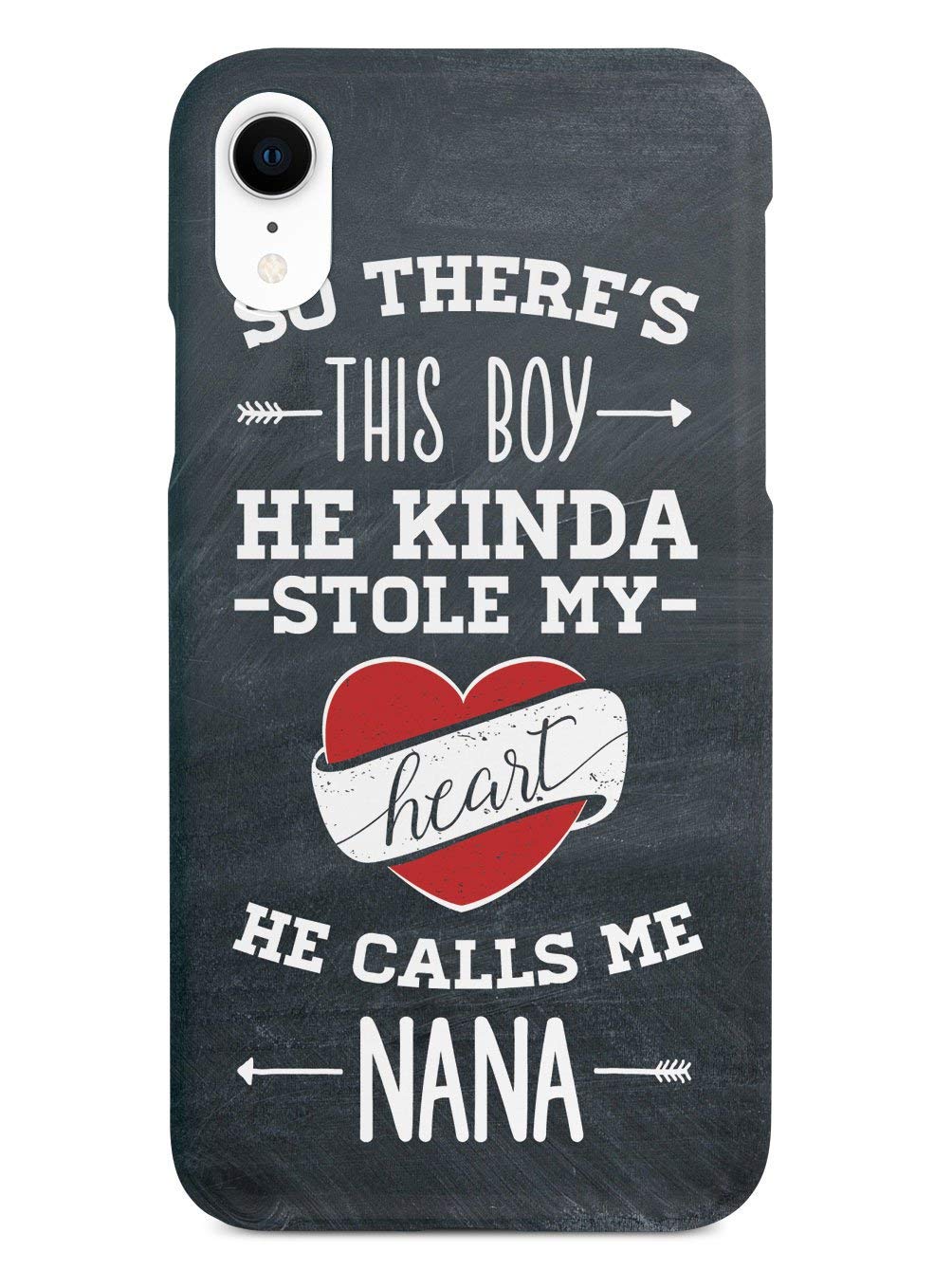 Premium 3D Textured Protective Phone Case for Apple iPhone XR - Shockproof & Slim Design - Inspired by 'So There's This Boy - Nana' - Perfect for Daily Use, Travel & Gift Giving
