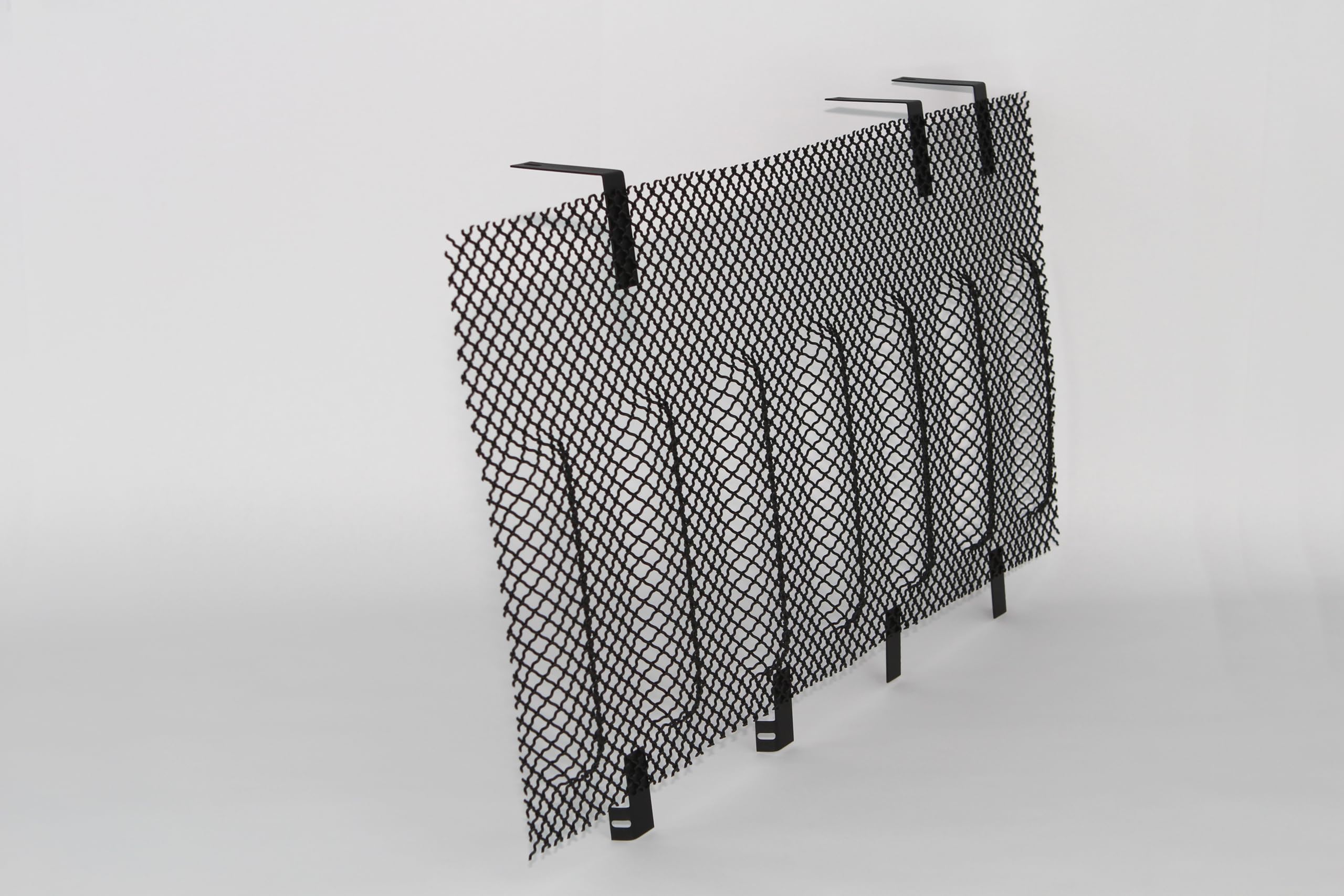 Skull Gloss Black Replacement Grille Shell Insert for Motorcycle, Car, or Truck - Custom Chrome Trim Upgrade for Harley Davidson, Ford, Chevy - Enhances Vehicle Appearance & Style