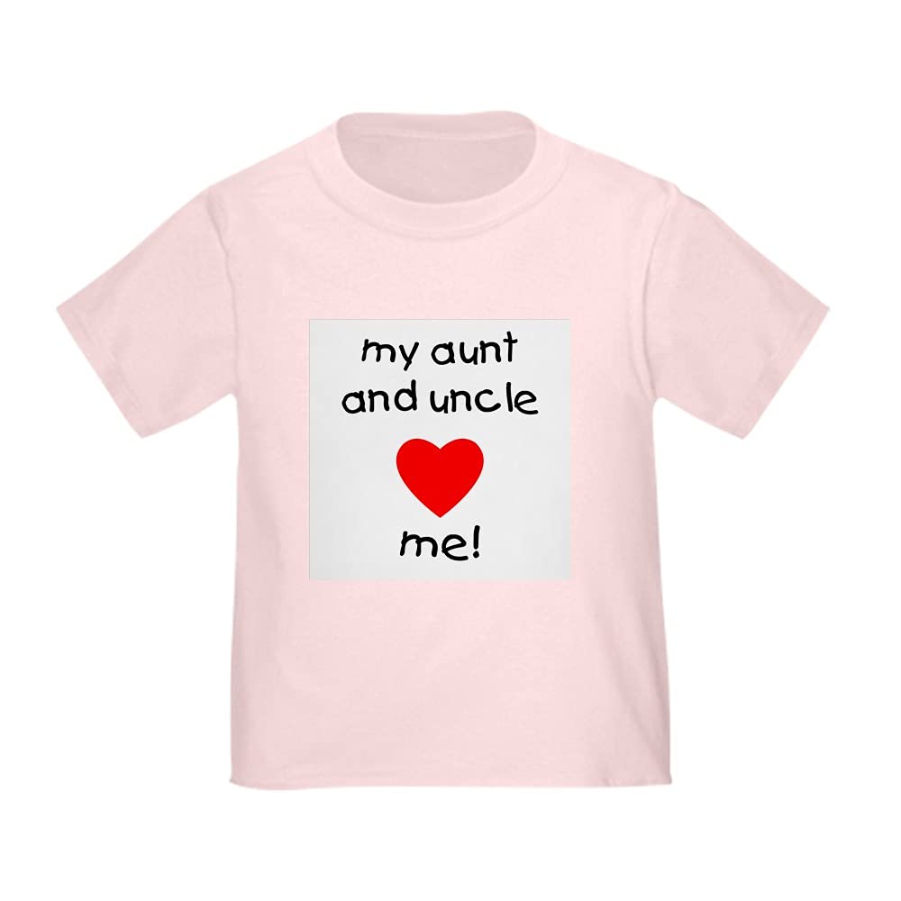 My Aunt & Uncle Love Me Toddler T-Shirt - Cute Graphic Tee for Kids - Perfect for Family Gatherings & Special Occasions