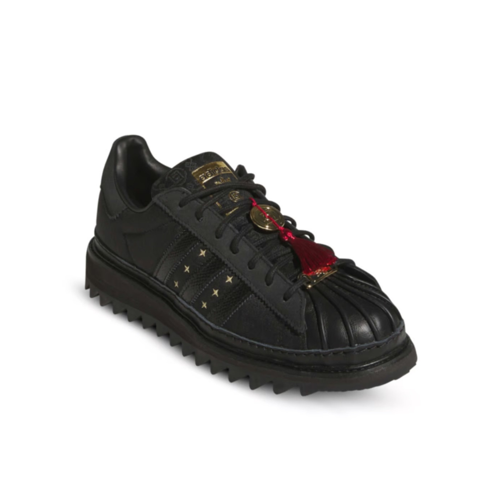 Adidas Superstar CLOT by Edison Chen Limited Edition Sneakers - Chinese New Year Core Black Carbon Gold Metallic - Streetwear Fashion & Casual Wear