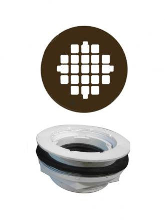 Stainless Steel Shower Drain Assembly with Strainer - Rustproof & Durable Bathroom Drain for Easy Installation - Perfect for Bathroom, Shower, and Bathtub Drainage