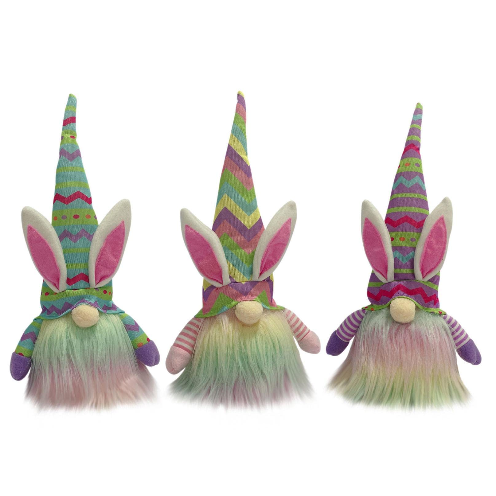 2PCS Easter Gnome Decorations - Plush Easter Bunny Dolls, Handmade Swedish Tomte Elf Stuffed Rabbit Gifts for Home Decor, Cute Faceless Dwarf Bunny Ornaments - Perfect for Easter Party, Spring Home Decor & Gift Giving