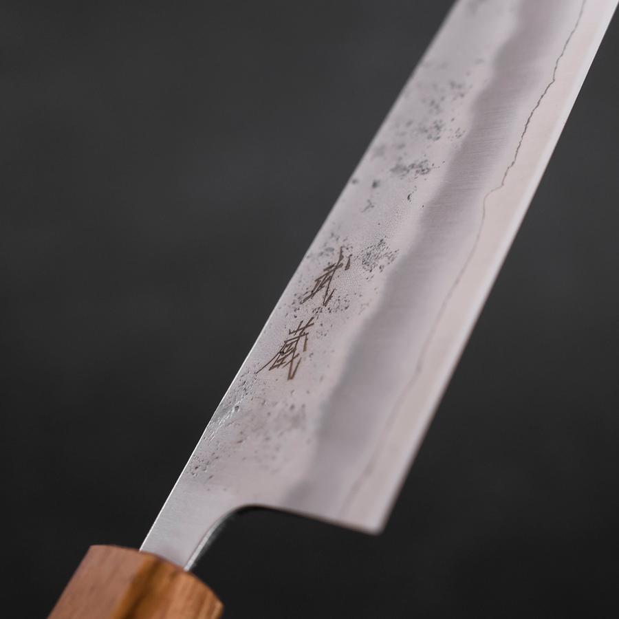 Premium Santoku Knife 165mm - Swedish Stainless Steel Blade with Nashiji Finish & Washi Oak Handle - Ideal for Slicing, Dicing, and Chopping Vegetables, Meat, and Fish