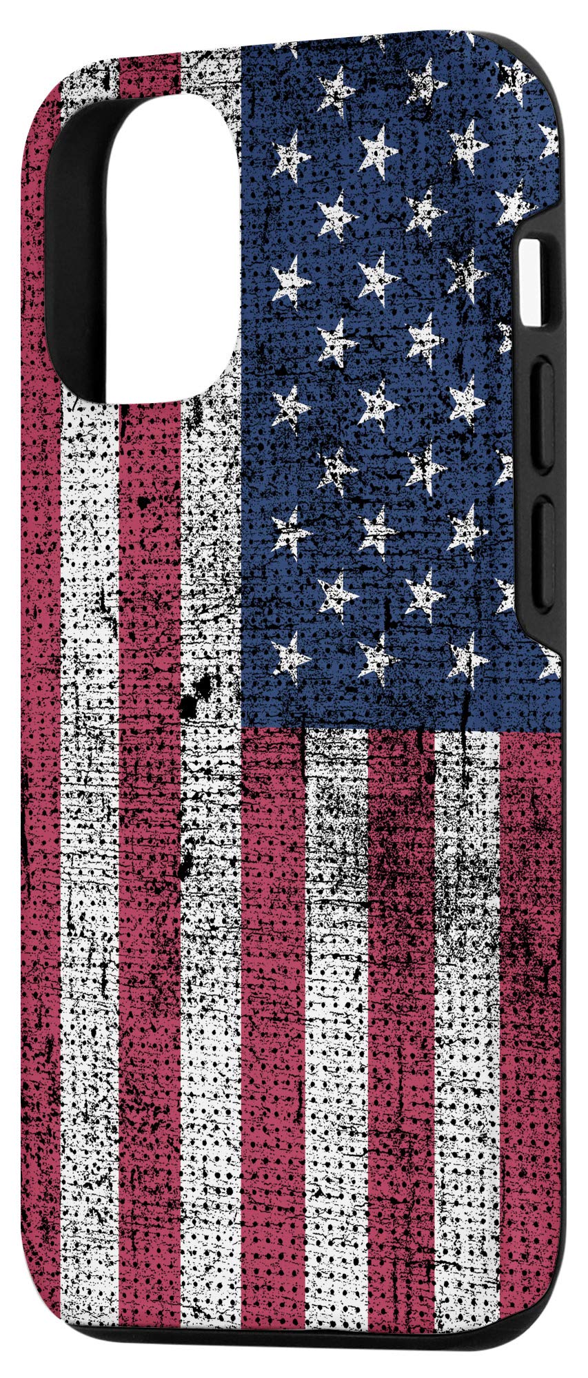 Patriotic USA Flag iPhone 12/12 Pro Case - American Gift for Men & Women - Perfect for Independence Day, Veterans Day & Patriotic Events
