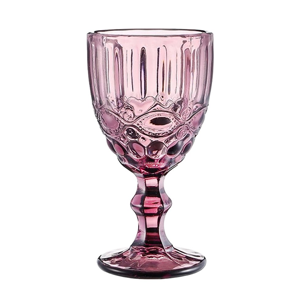 Elegant Clara Crystal Goblet Set - 6-Piece Luxury Wine Glasses for Wedding, Party & Fine Dining - Premium Lead-Free Glassware for Champagne, Cocktails & Special Occasions
