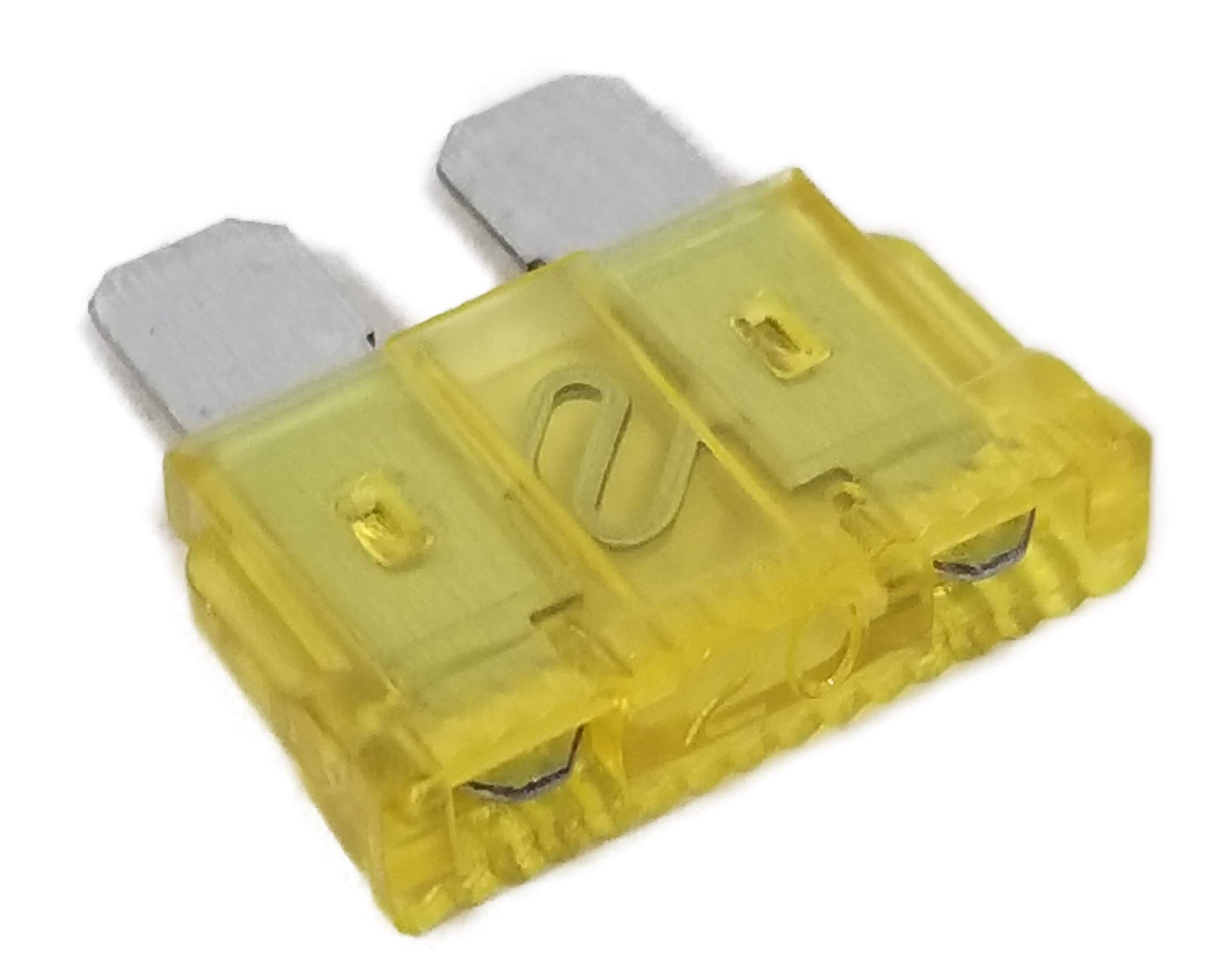 20 AMP Blade Fuse Bulk Pack - Automotive, Marine & RV Electrical Circuit Protection - Perfect for Car, Boat & Camper Repairs