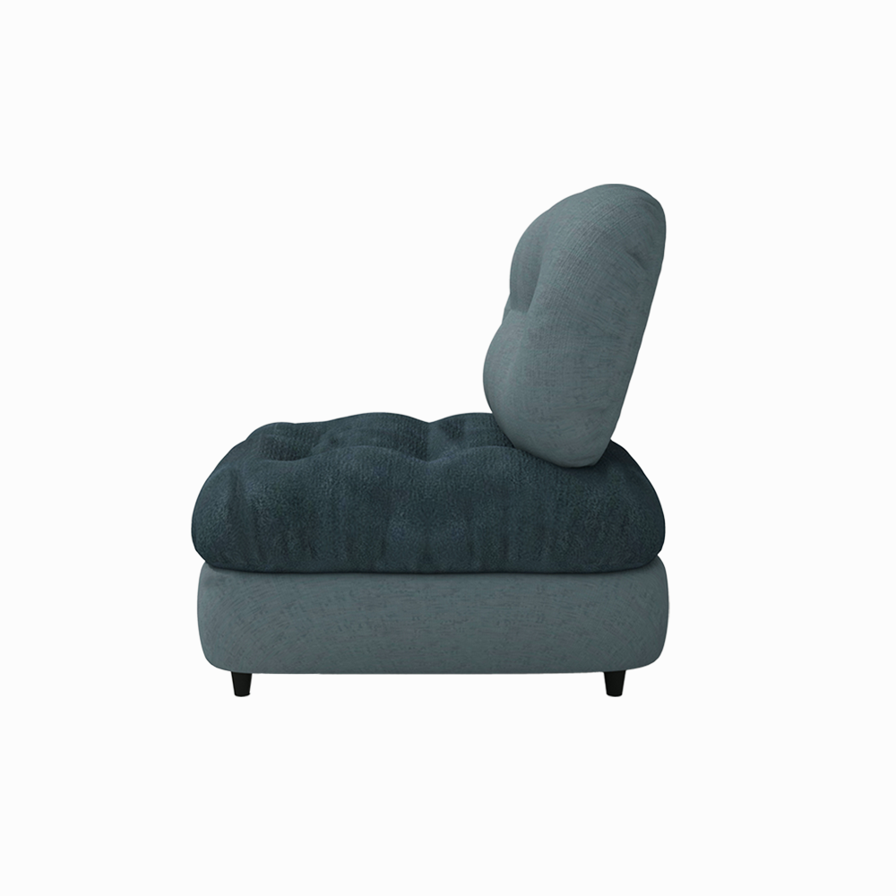 Modern Armless Sofa - Comfortable & Stylish Accent Chair for Living Room, Bedroom, or Office - Perfect for Small Spaces and Contemporary Decor