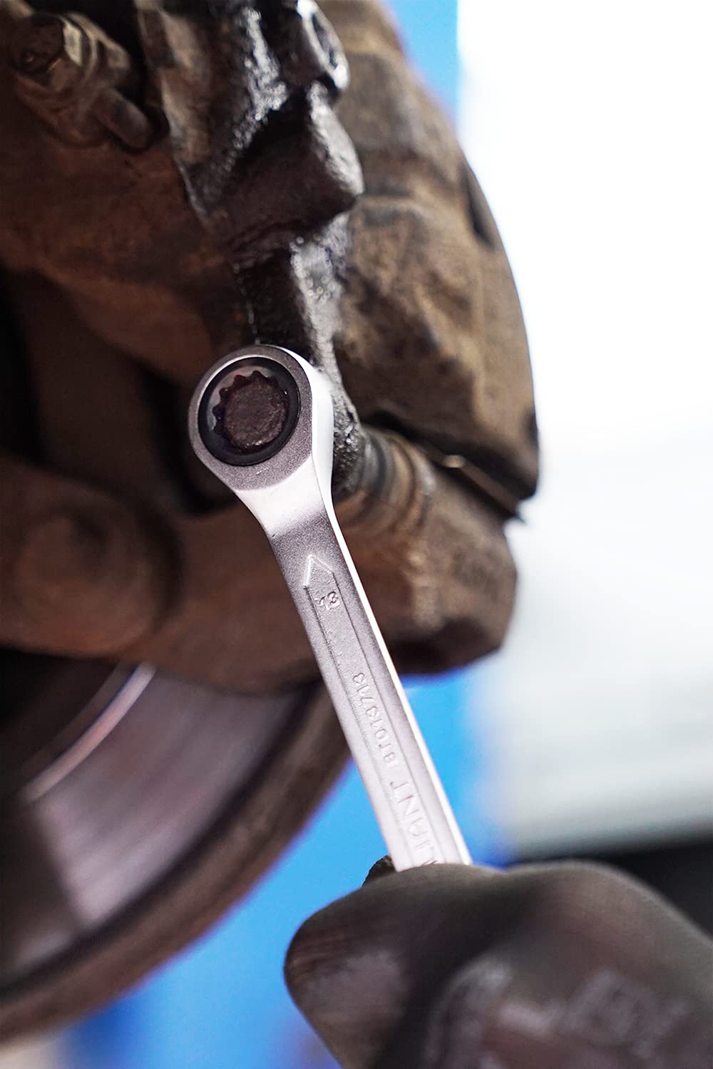 BT013818 Ratchet Ring Spanner 18mm - Professional Auto Repair Tool
