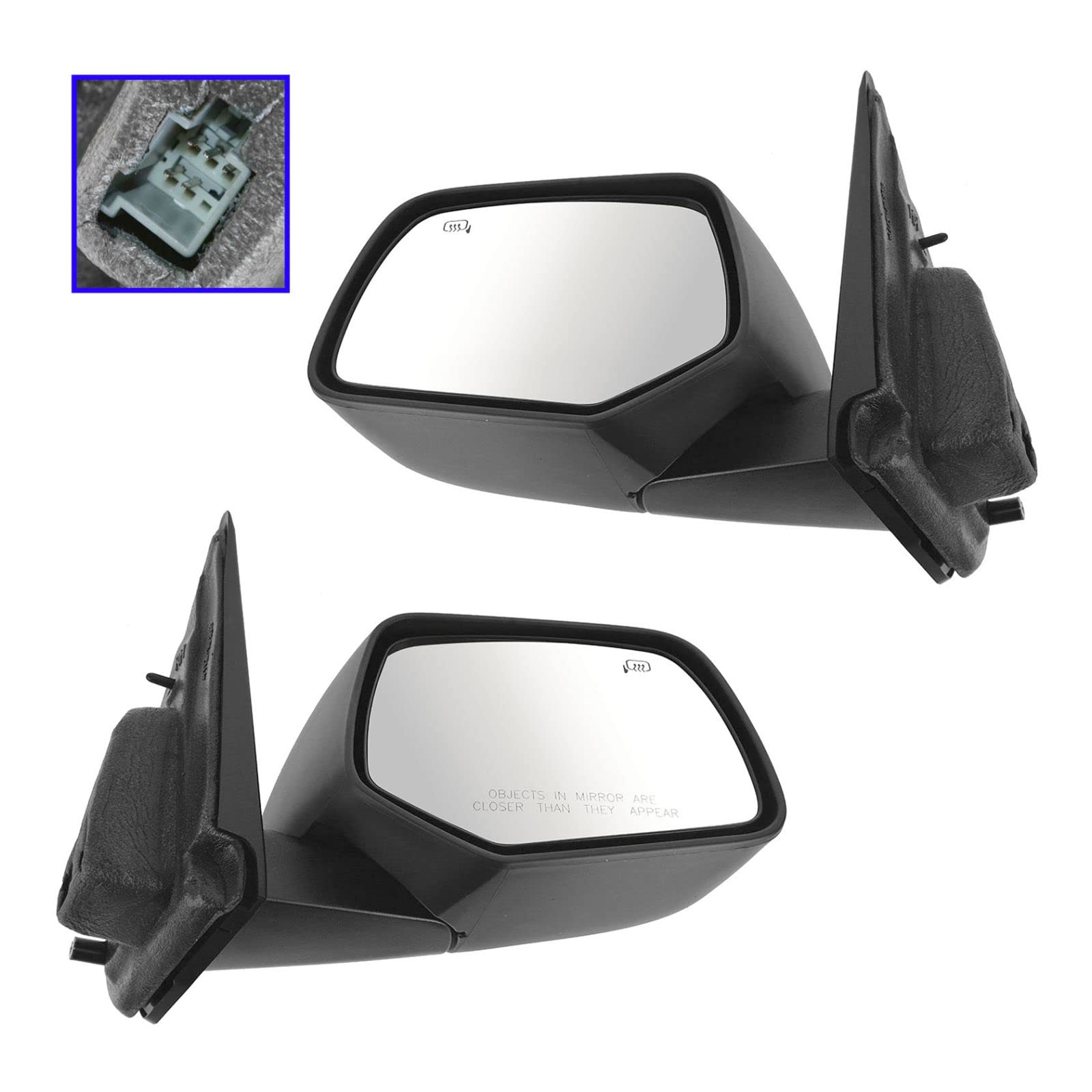 2008-2011 Mazda Tribute Side Mirror Set - Driver & Passenger Replacement MA1320164 MA1321164 | Durable Auto Parts for Safe Driving & Parking Assistance
