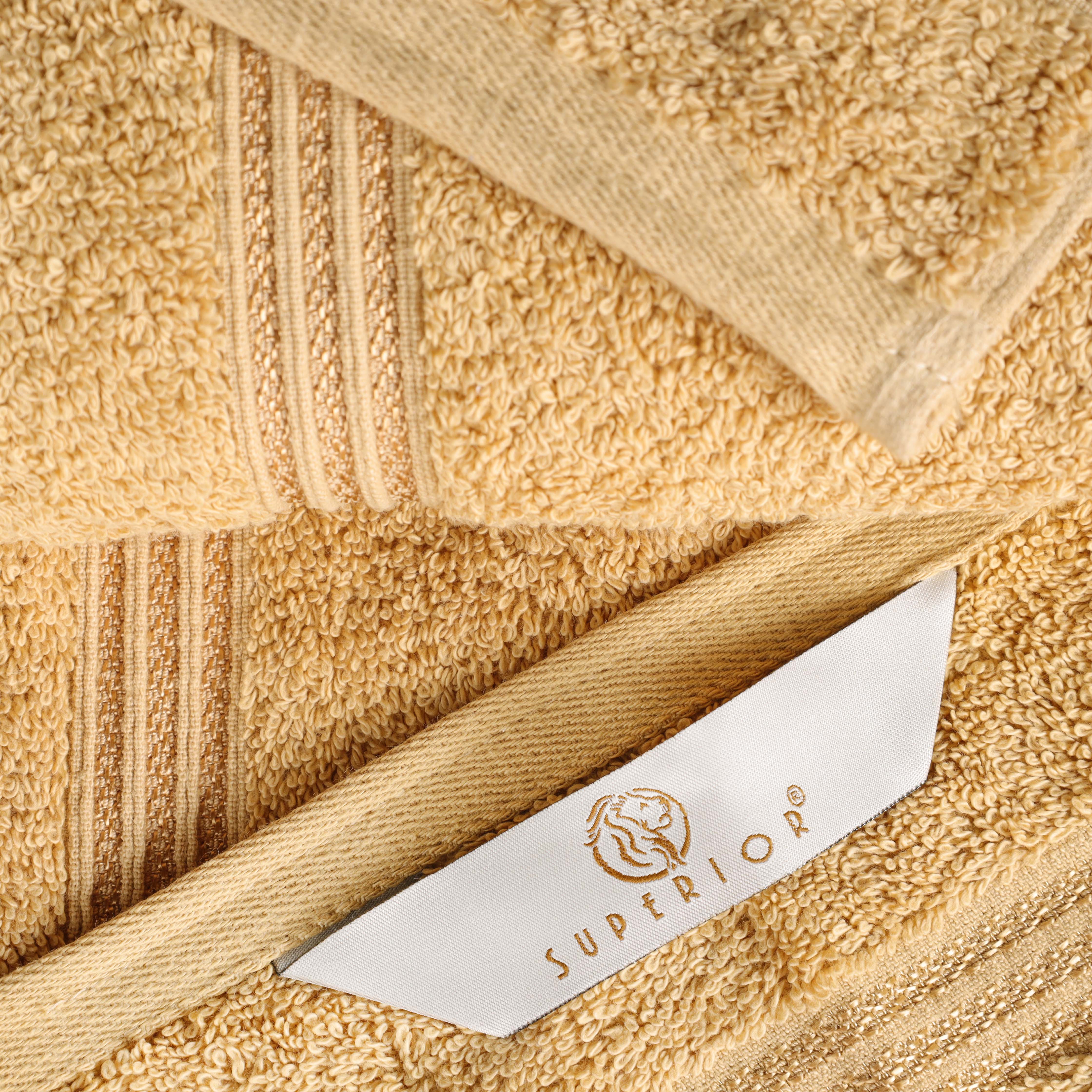 Premium Egyptian Cotton 8-Piece Bath Towel Set - Ultra Soft, Highly Absorbent & Quick-Drying - Perfect for Spa, Bathroom & Beach Use