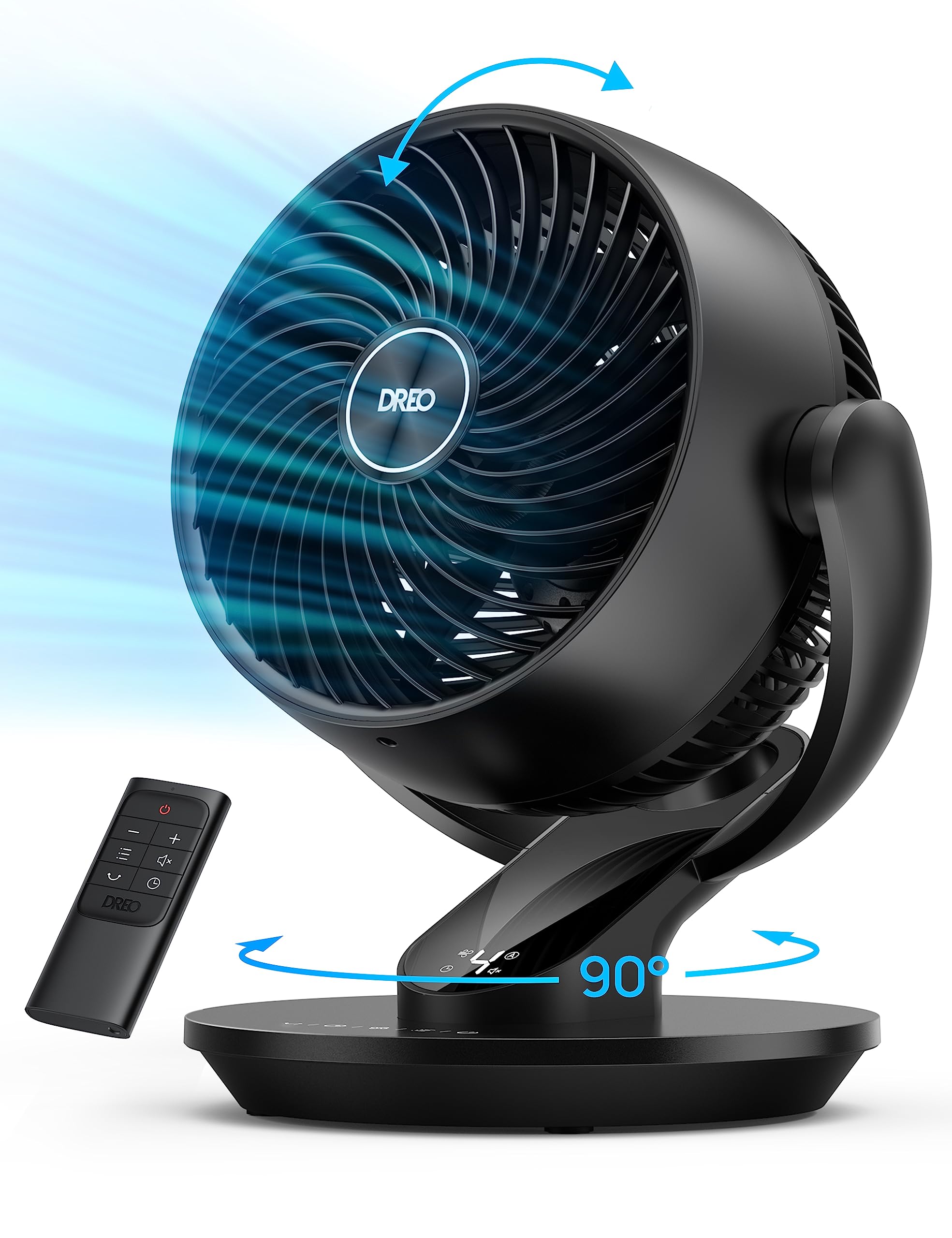 Dreo 1500W Portable Space Heater with Remote Control | Indoor Electric Heater & 9