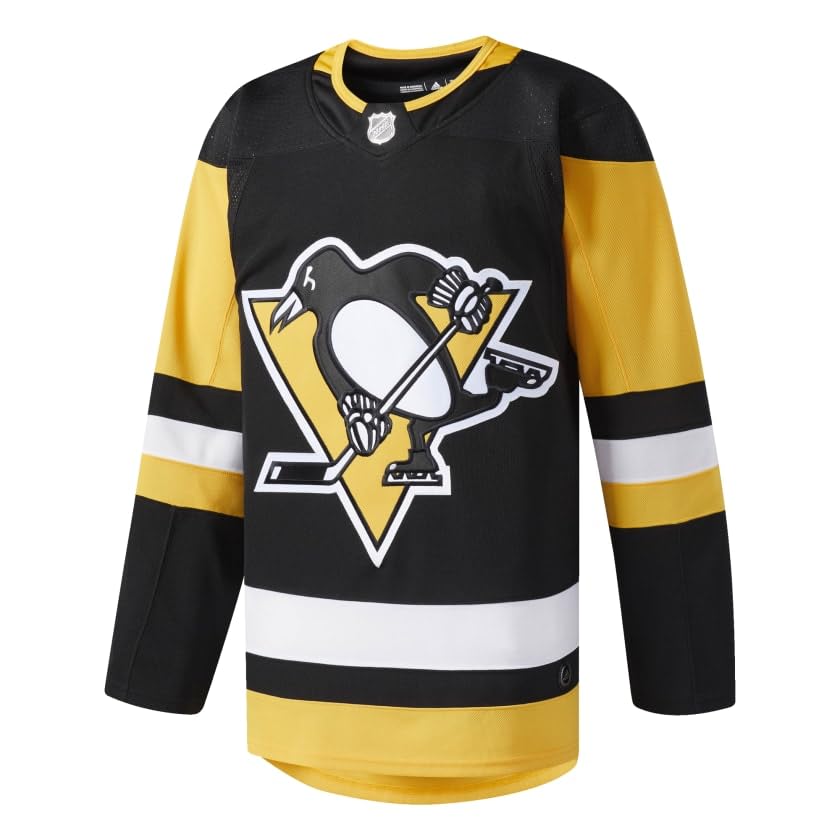 Adidas Penguins Authentic Pro Hockey Jersey - Official NHL Home Jersey for Men & Women - Perfect for Games, Fan Events & Sports Collectibles