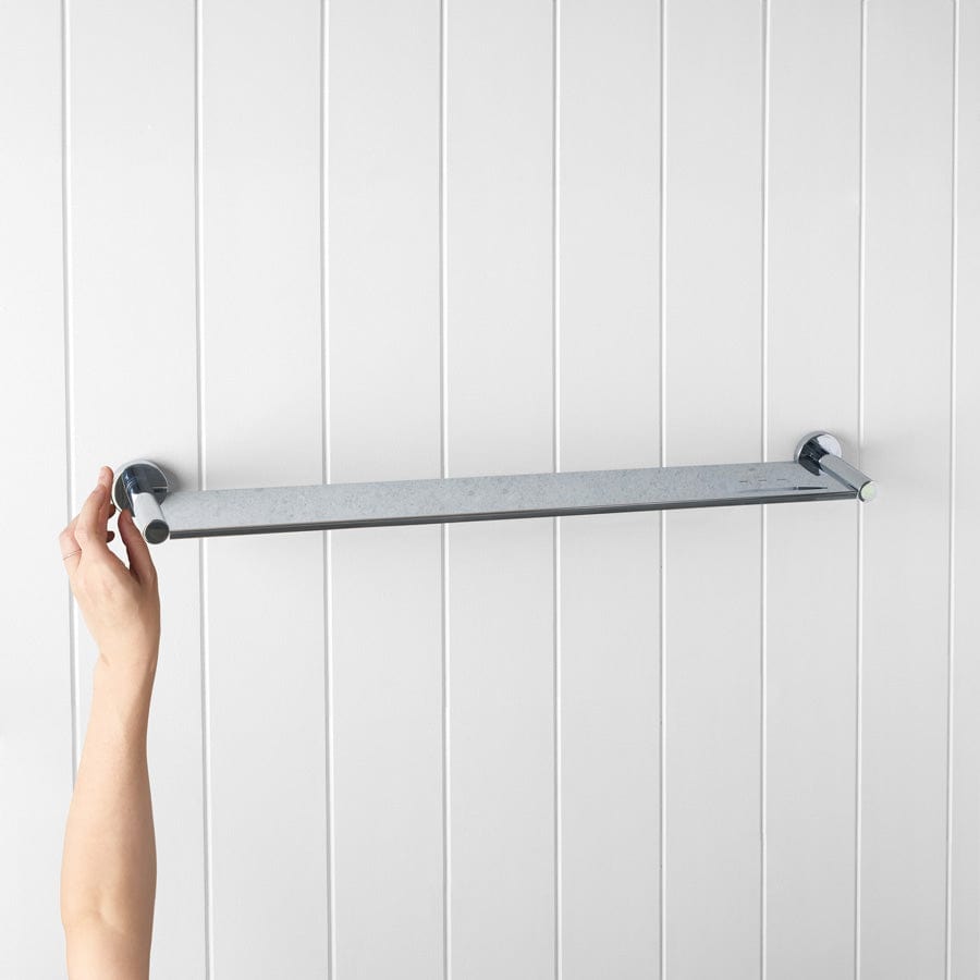 Premium Chrome Shower Shelf - Rustproof Bathroom Storage Organizer for Shampoo, Soap & Essentials | Perfect for Small Spaces & Modern Bathrooms