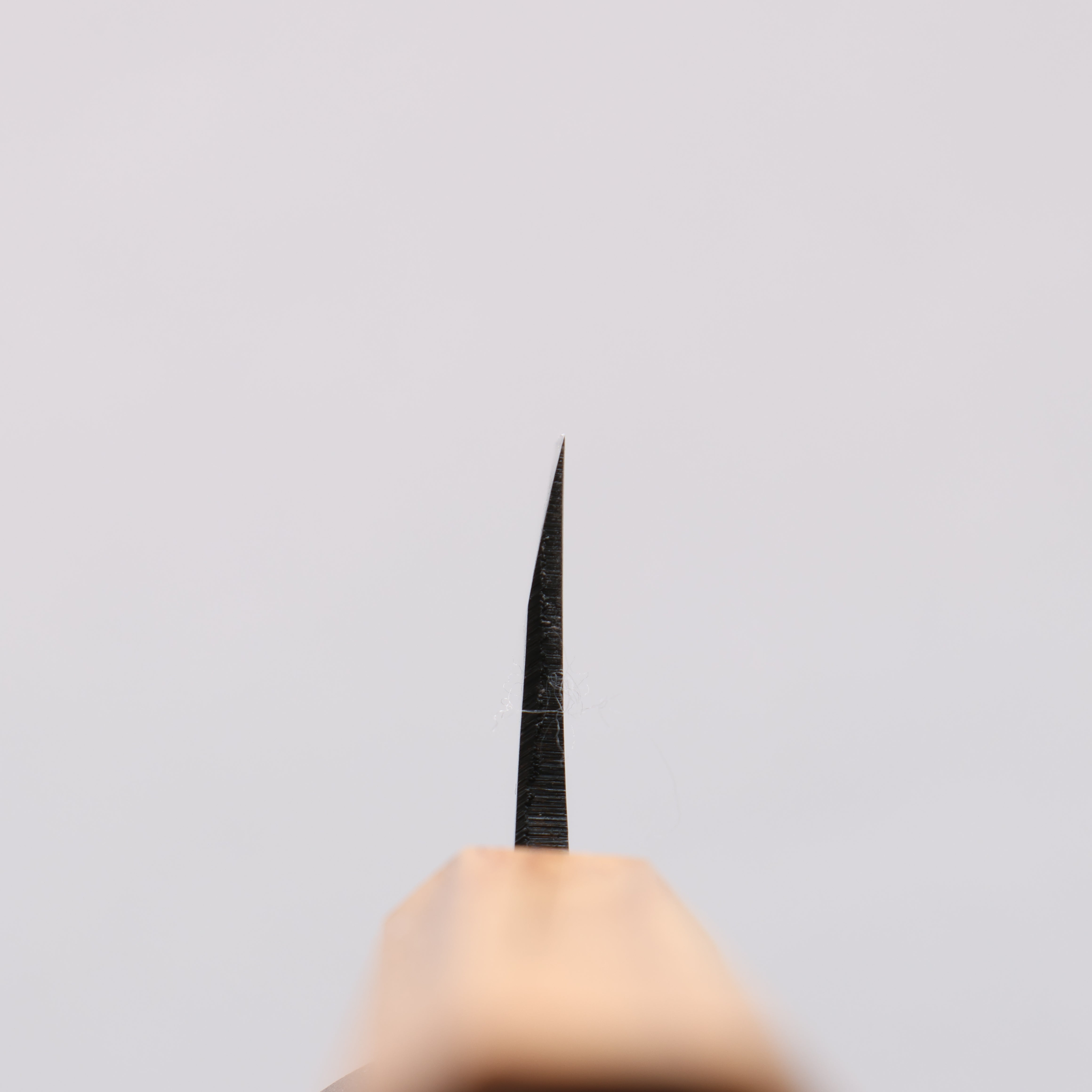 Premium Nakaniida White Steel No.2 Black Finished Kawamuki 120mm Kitchen Knife with Oak Handle - Perfect for Sushi, Sashimi & Japanese Cuisine Preparation
