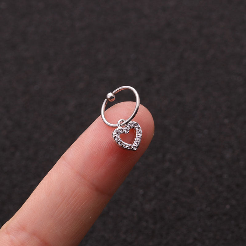 20G Surgical Steel Cartilage Hoop Earrings - Dangle Hoop Earrings for Women | HSPJ1936 | Perfect for Everyday Wear, Parties & Gifts
