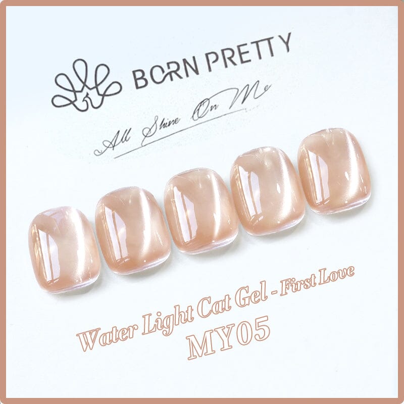 Water Light Cat Magnetic Gel Polish - First Love MY05 10ml Nail Art Kit for Home & Salon Use - Perfect for Manicures, Pedicures, and Nail Designs