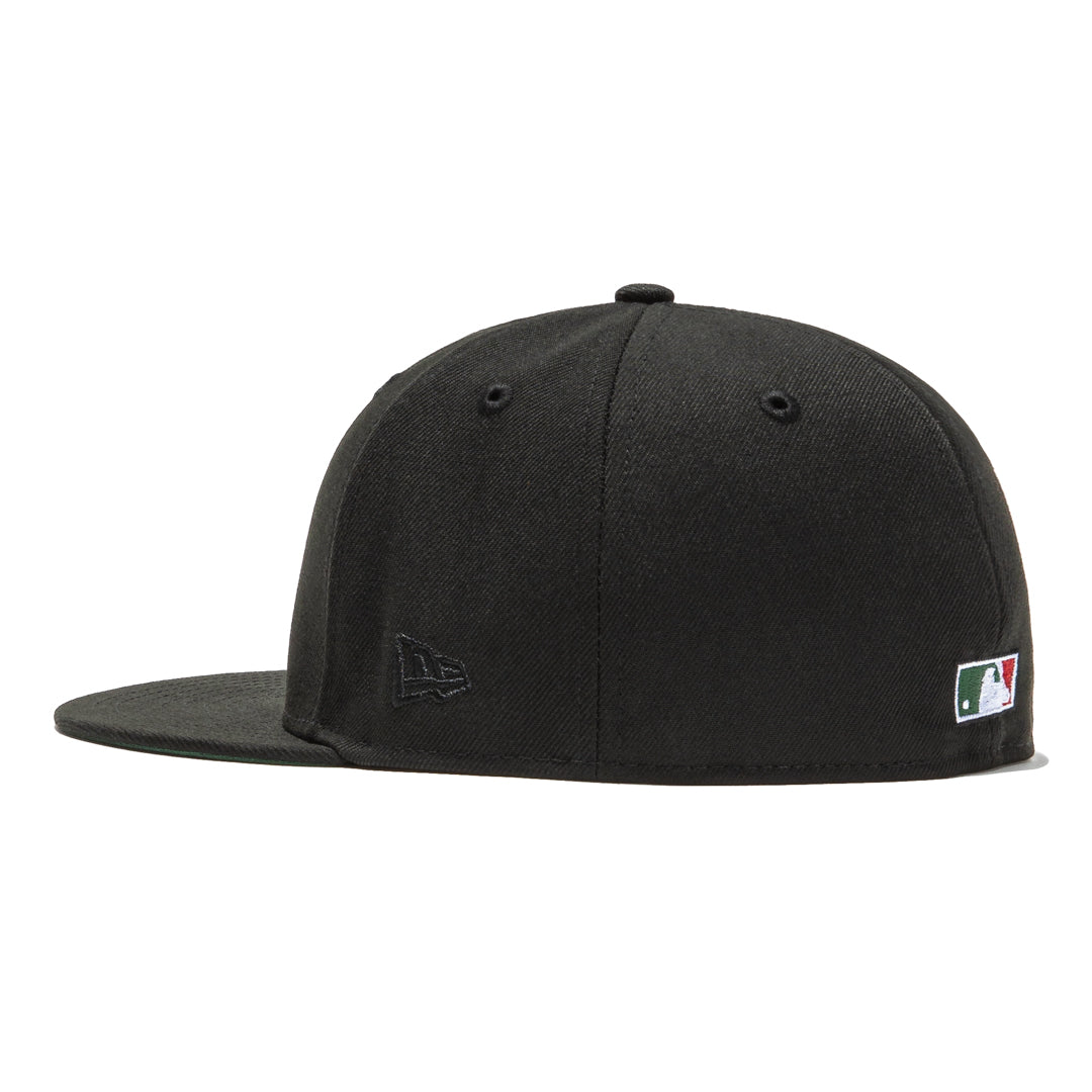 New Era 59Fifty Seattle Mariners 30th Anniversary Patch Snapback Hat - Black, Green & Cardinal - Official MLB Baseball Cap for Fans & Collectors (Perfect for Games, Gifts & Everyday Wear)