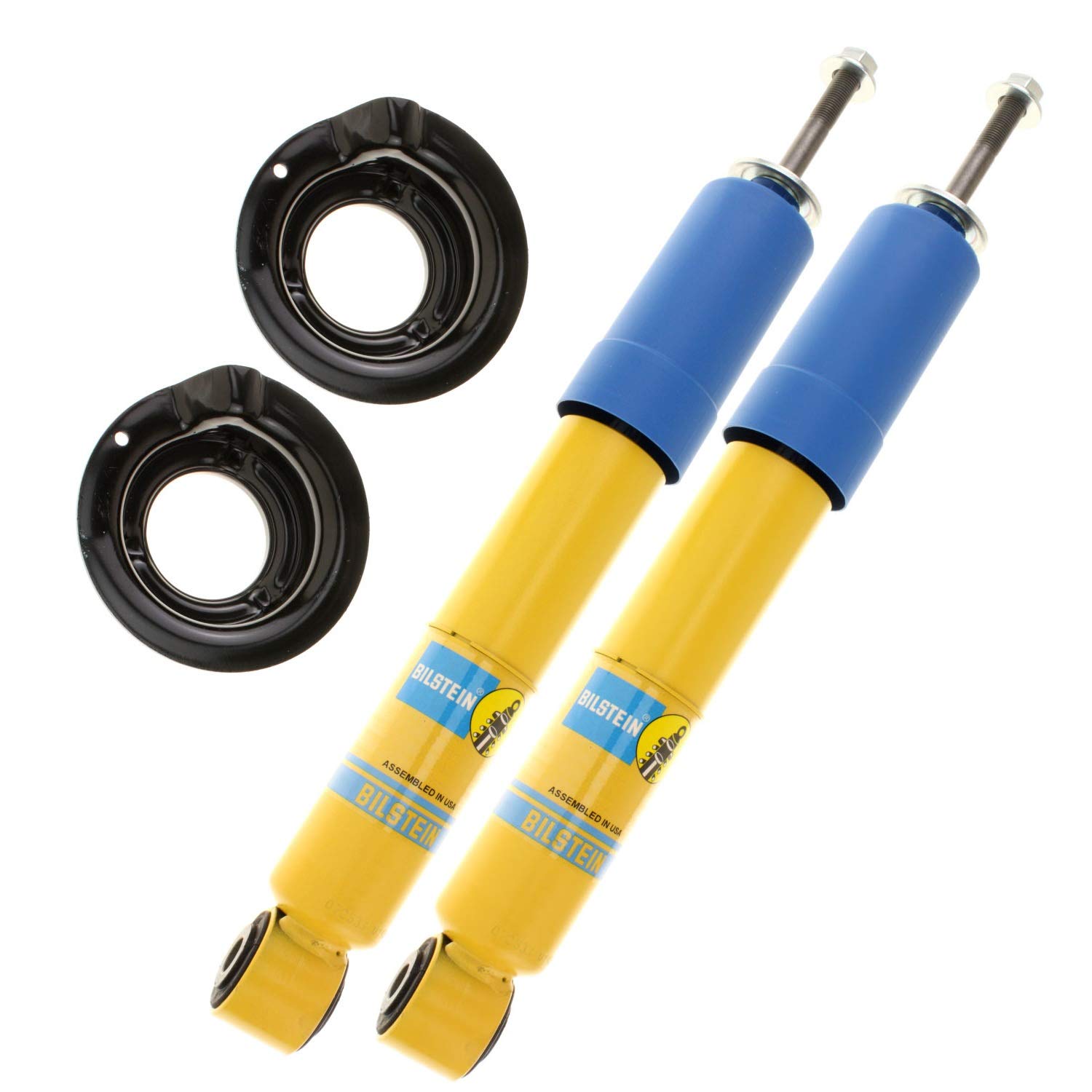 Bilstein B6 4600 Front Shock Absorbers Set of 2 - Compatible with Nissan Frontier, Xterra & Equator - Heavy Duty Suspension Upgrade for Off-Road & Towing