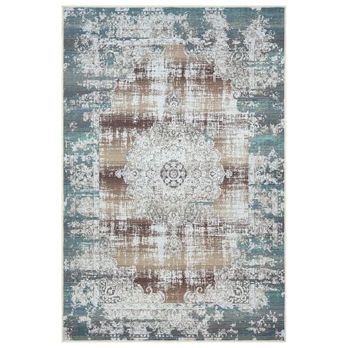 Turquoise/Brown
