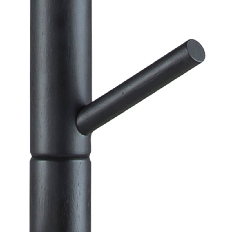 BRENER Black Coat Stand - Heavy Duty Freestanding Coat Rack for Entryway, Hallway & Bedroom - Modern Hanging Organizer for Jackets, Hats, Scarves & Bags