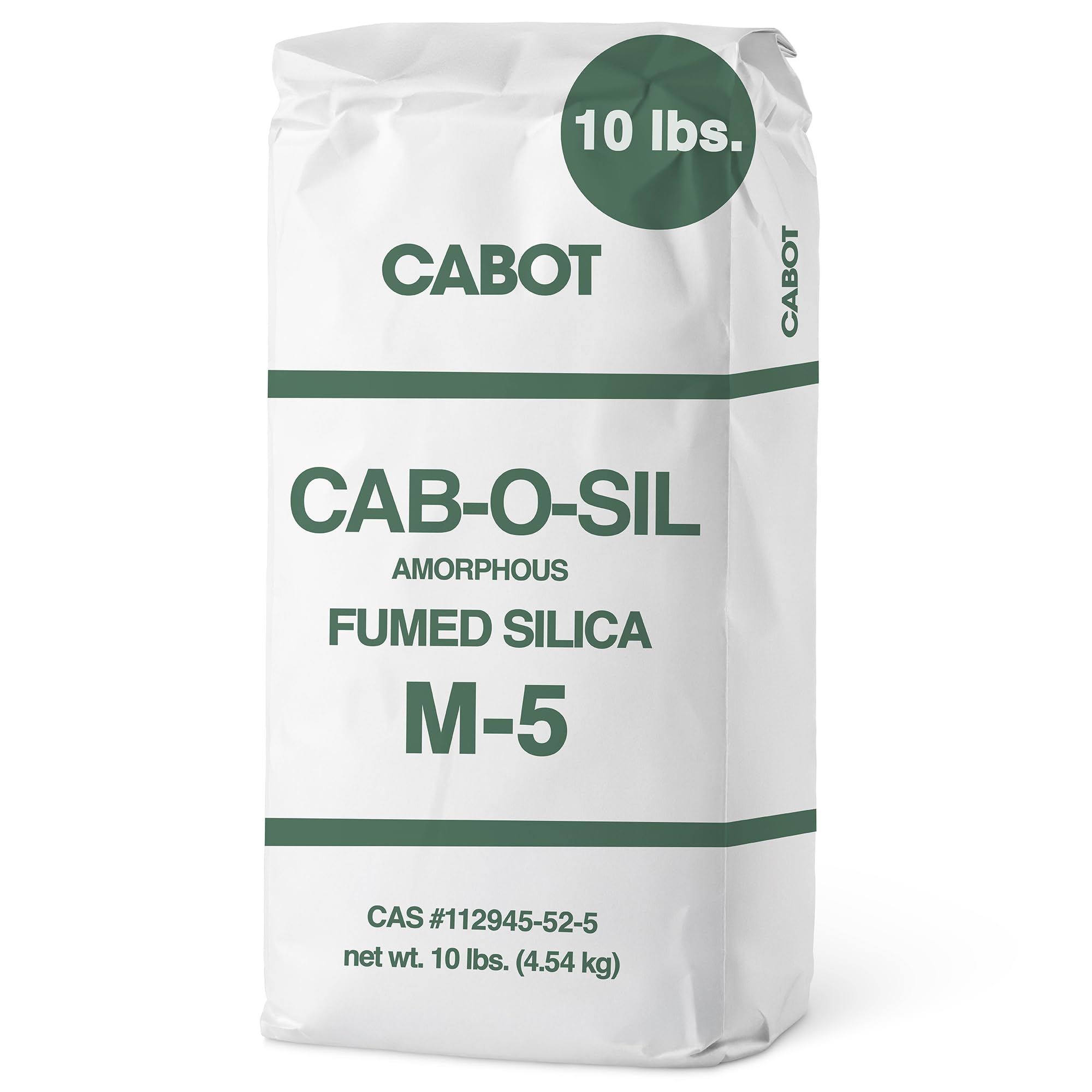 Cab-o-SIL M5 Fumed Silica, 10lb Bag - Premium Thickening Agent for Paint, Resin, Epoxy & Coatings - Ideal for DIY Projects, Industrial Use & Automotive Applications