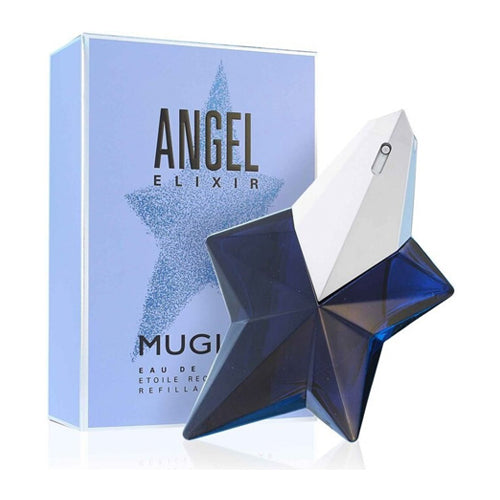 Mugler Angel Elixir 50ml EDP Perfume for Women - Floral Vanilla Fragrance, Long-Lasting Luxury Scent for Date Night & Special Occasions