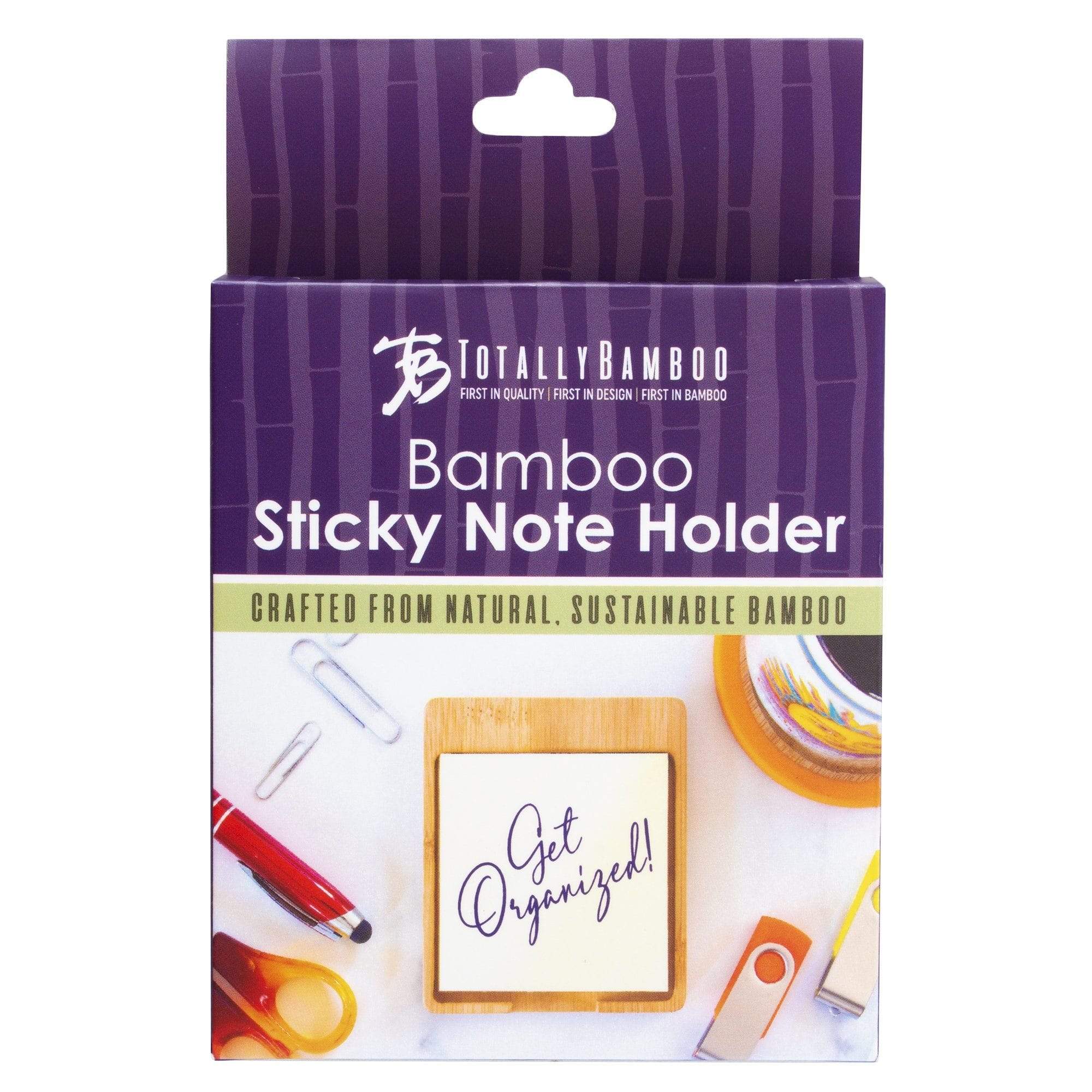 Sticky Note Holder - Self-Adhesive Memo Pad Organizer for Office, School & Home - Perfect for Desks, Refrigerators & Bulletin Boards
