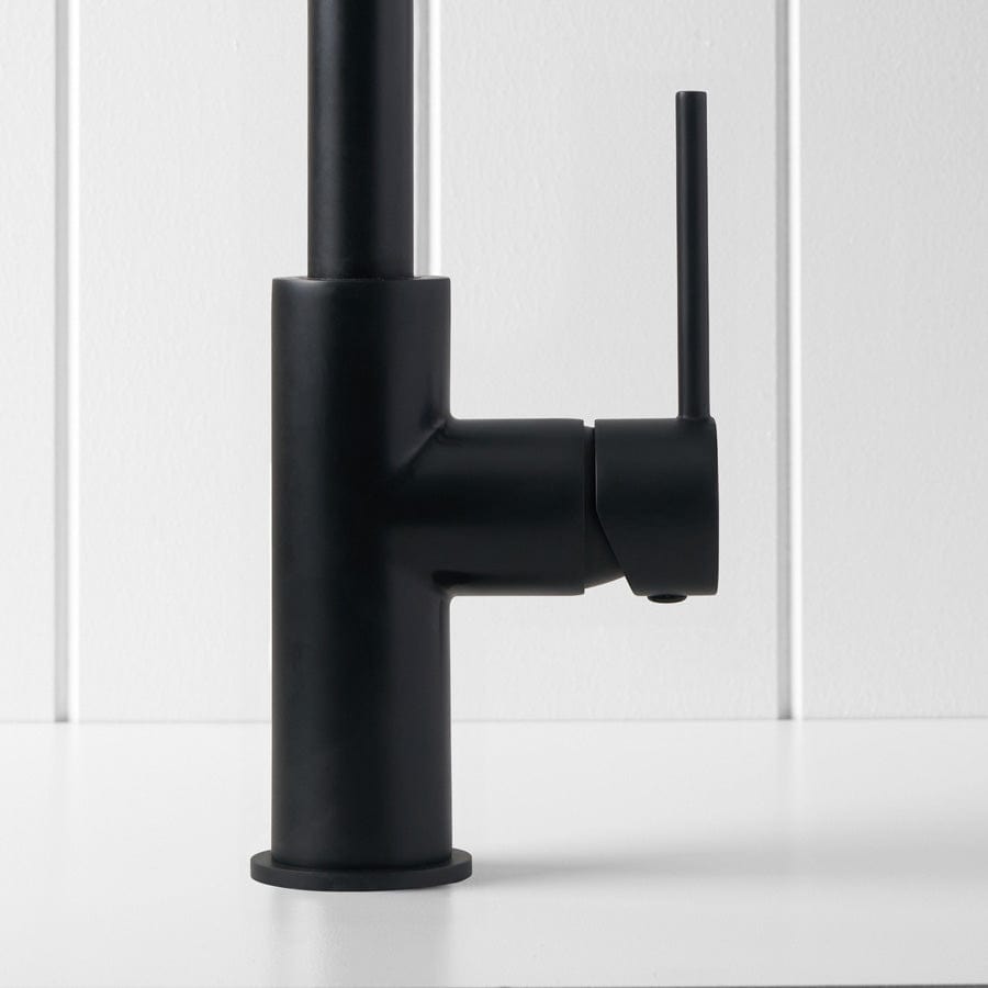 Matte Black Pullout Kitchen Mixer - High-Quality Durable Faucet for Modern Kitchens | Perfect for Cooking, Washing Dishes & Food Prep