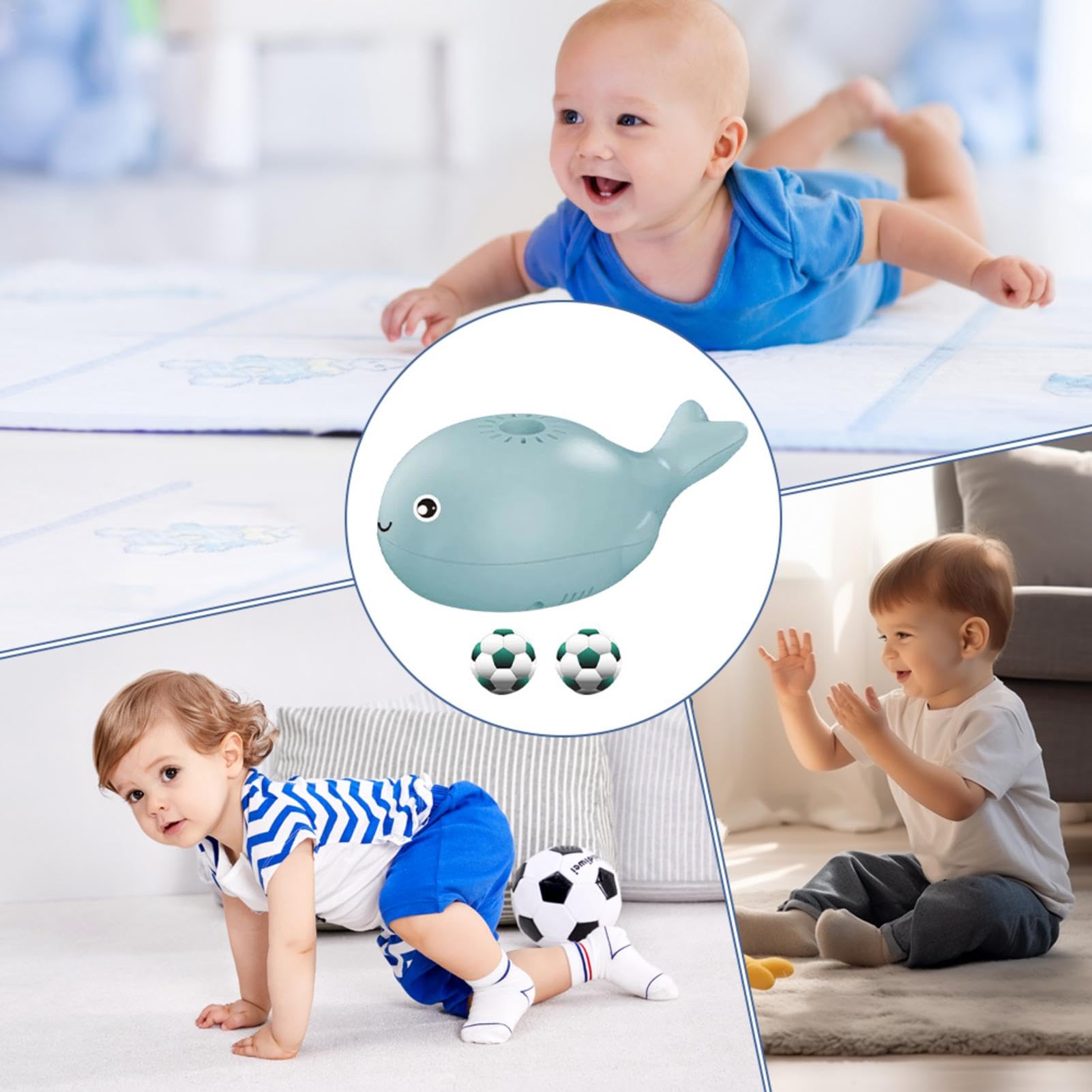 Electric Shark Fan Flying Ball Toy - Kids Levitation Blow Ball with LED Lights | STEM Learning Toy for Indoor & Outdoor Play - Birthday Gift for Boys Girls Ages 3-8 (Great for Home, School, Park Parties)