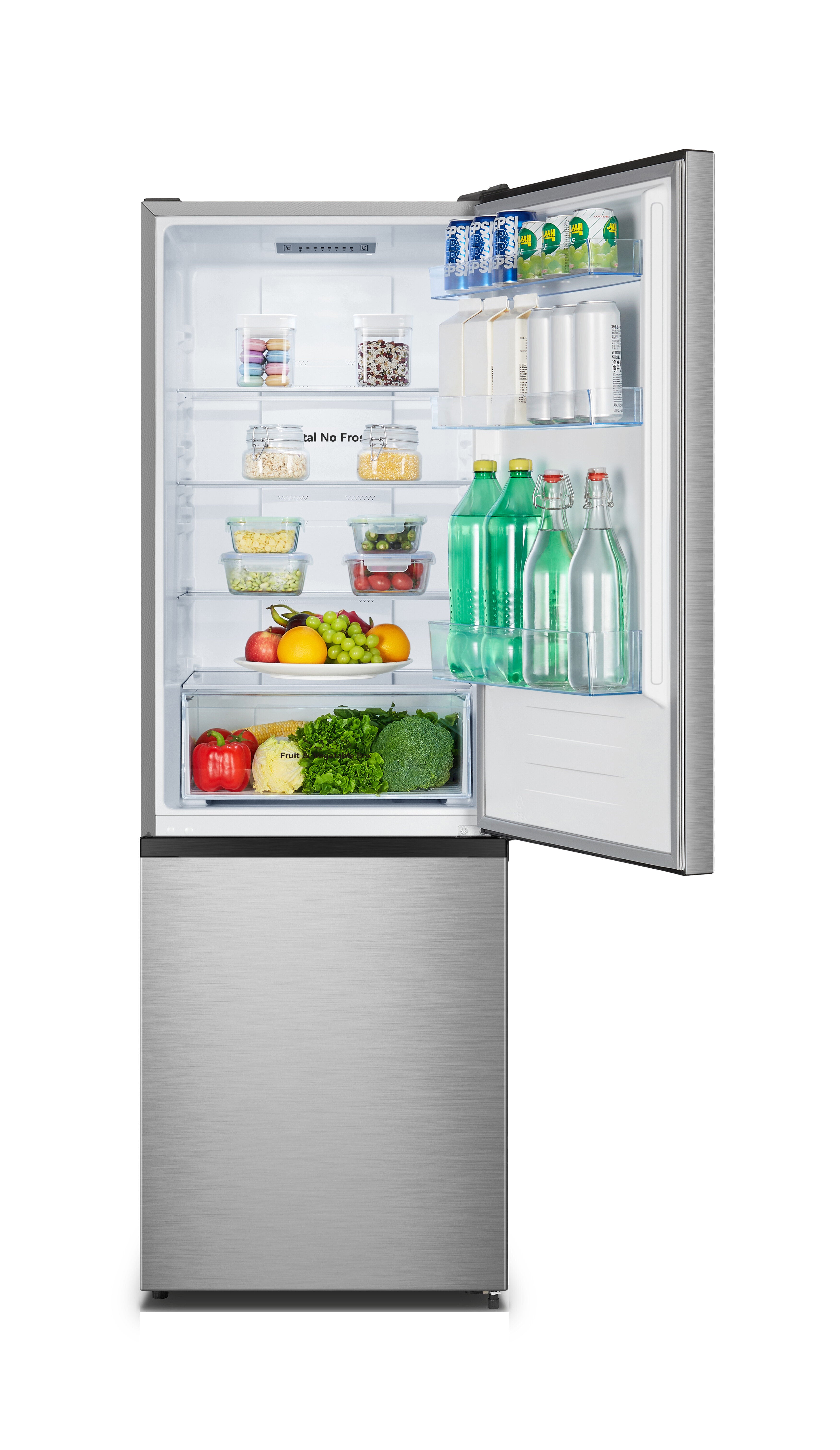 Hisense 292L Bottom Mount Frost Free Refrigerator HRBM292S - Energy Efficient Compact Fridge for Small Kitchen, Apartment, Office & Dorm Room