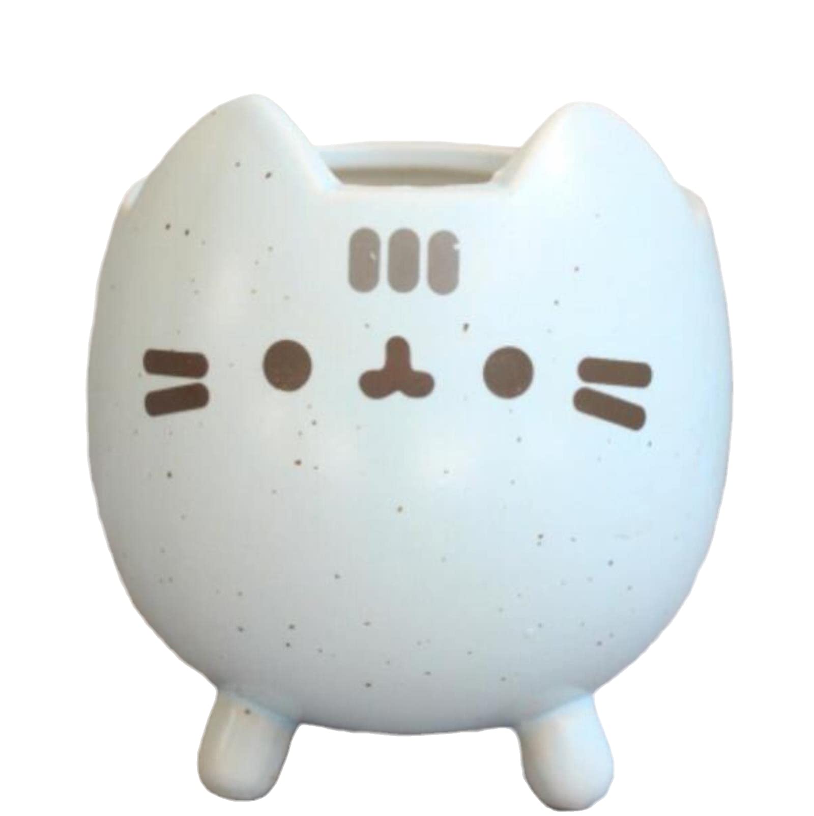 Adorable Cat-Shaped Flower Pot with Drainage Hole - Cute Succulent Planter, Animal Home & Garden Decor, Bonsai Pot - Perfect for Indoor Plants, Office Desk Decor, Birthday Gifts & Housewarming Presents