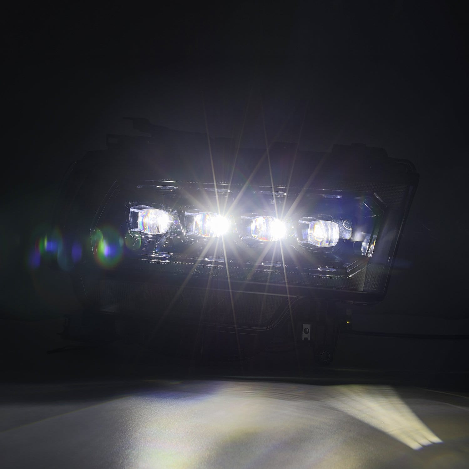 2019-2024 Ram 2500/3500/4500/5500 NOVA Series LED Projector Headlights - Alpha Black | High-Performance Lighting for Off-Road & Night Driving