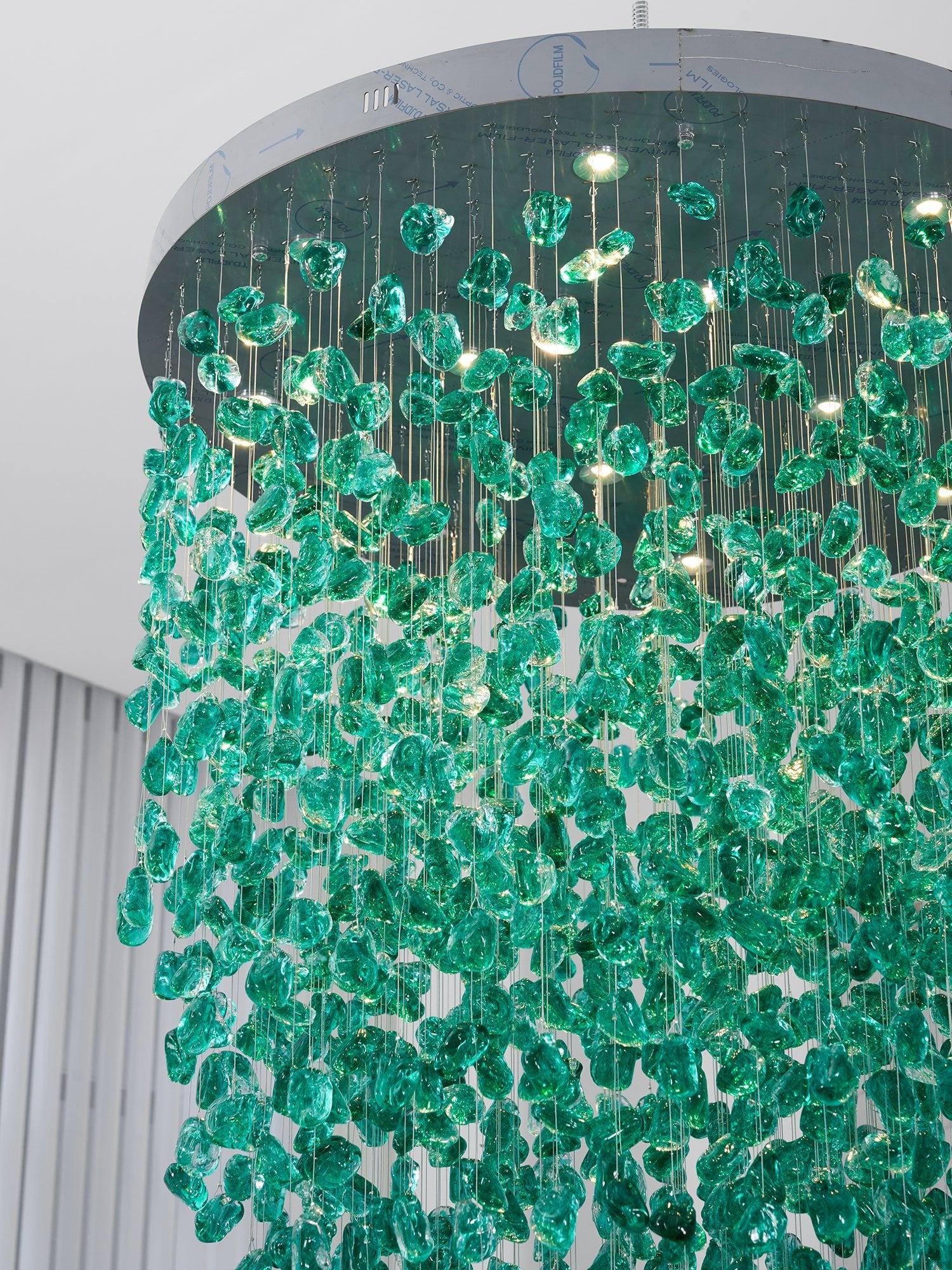 Elegant Crystal Stone Chandelier - Modern Luxury Ceiling Light Fixture for Dining Room, Living Room & Bedroom Decor