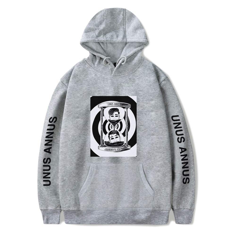 YUYEADZ Unisex Unus Annus Hoodie - Long Sleeve Casual Streetwear Pullover Sweatshirt for Men & Women | Perfect for Everyday Wear, Gym, and Outdoor Activities