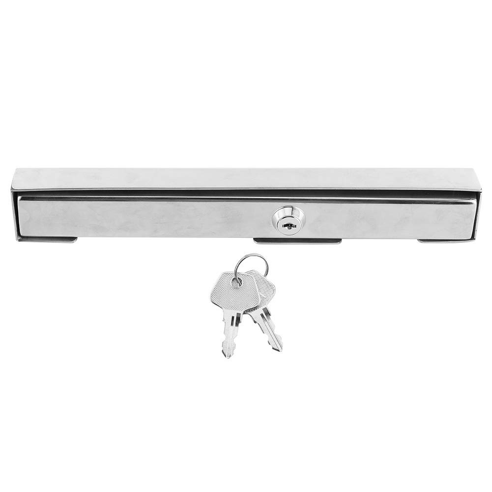 Akozon High-Security Stainless Steel Outboard Motor Lock with 2 Keys - Anti-Theft Marine Engine Lock for Boats, Yachts & Watercraft Protection